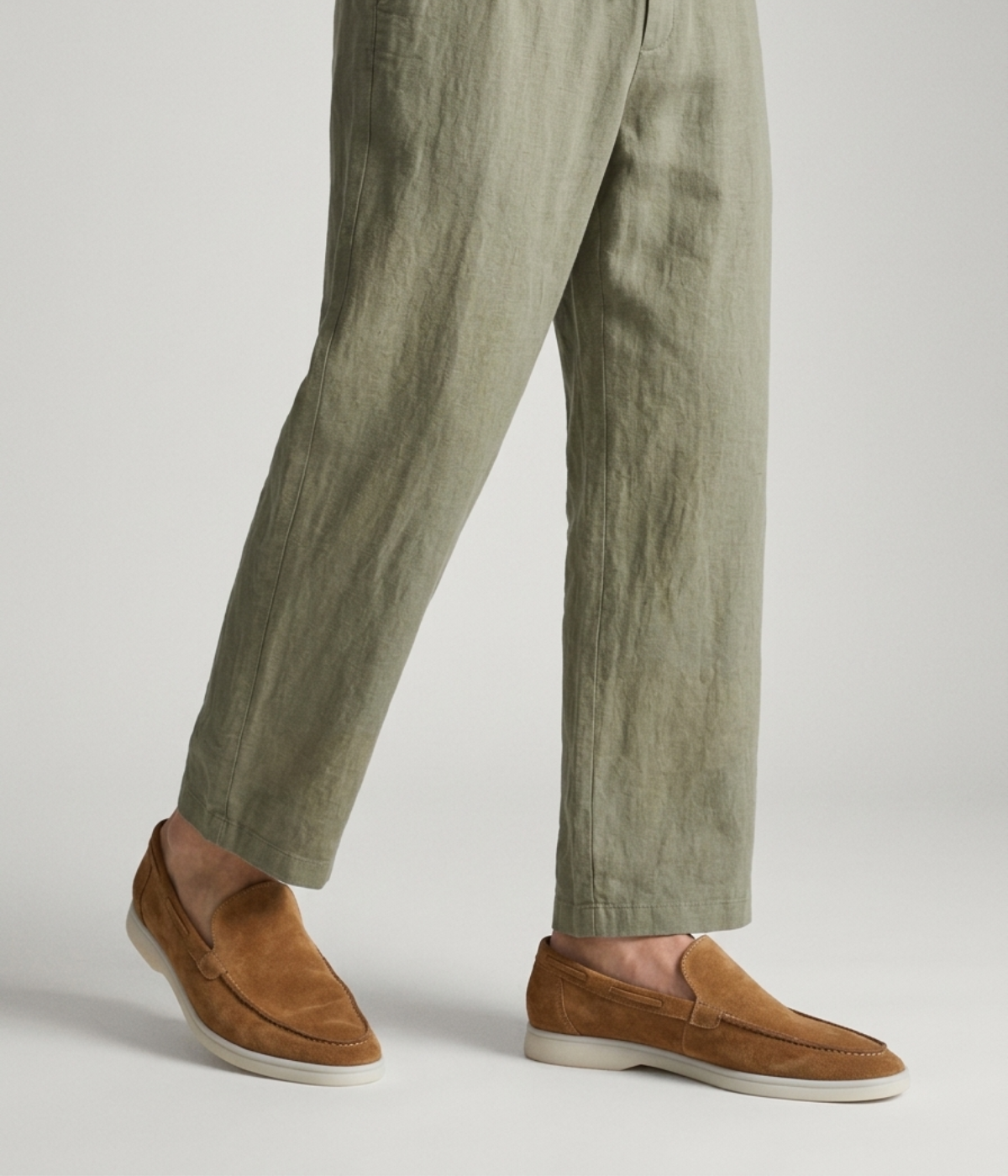 Olive Linen Trousers – Positano Life