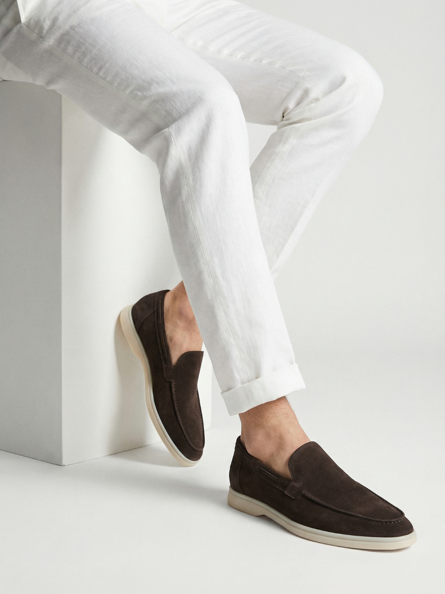 Warm Grey Yacht Loafers – Positano Life