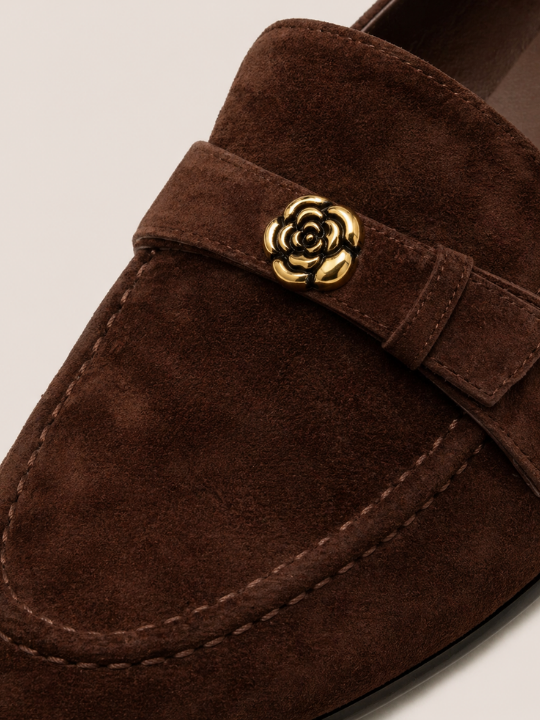 Moreno Rose Suede Loafer – Positano Life