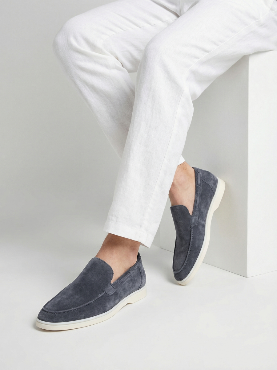 Steel Blue Yacht Loafers – Positano Life