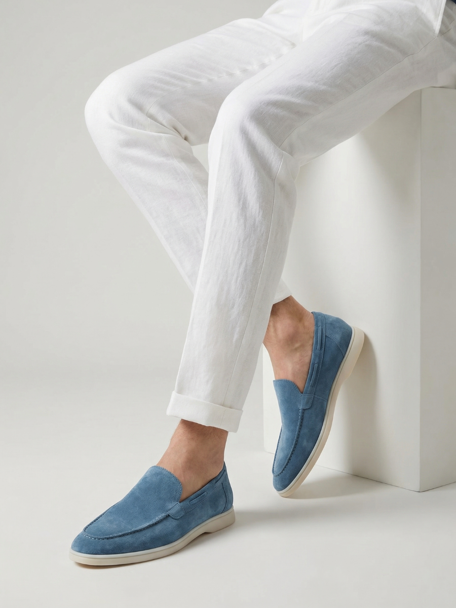 Sapphire Blue Yacht Loafers – Positano Life