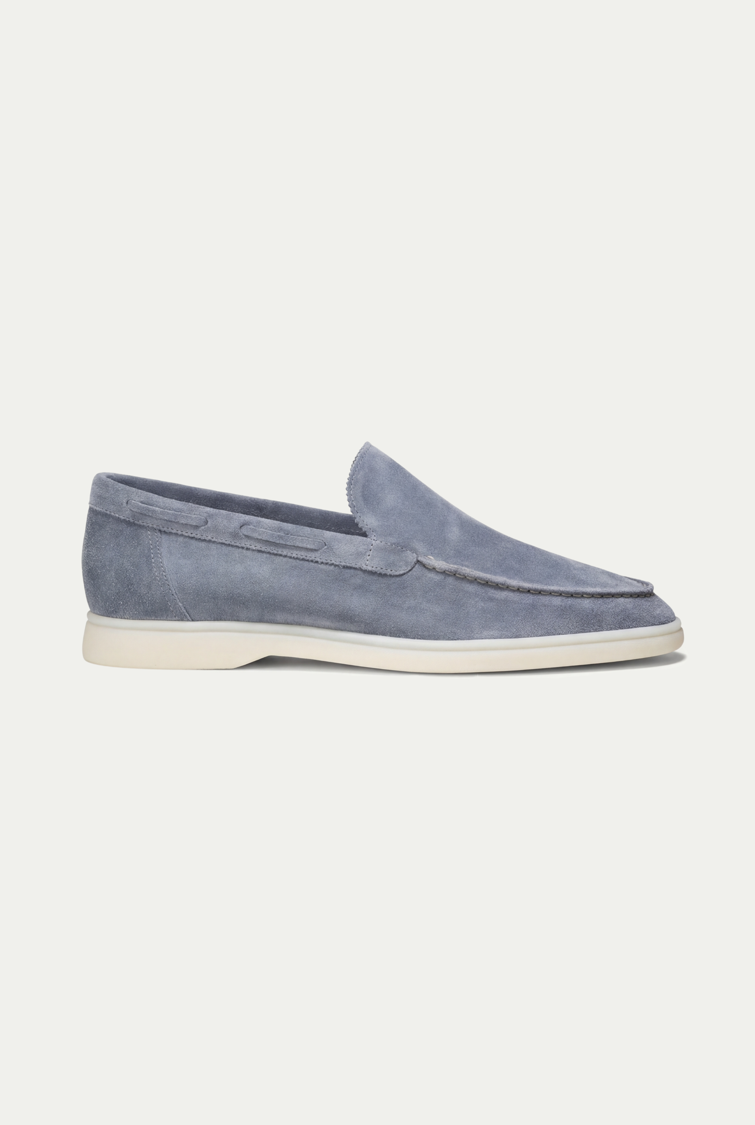 Moreno Classic Suede Loafer Baby Blue – Positano Life