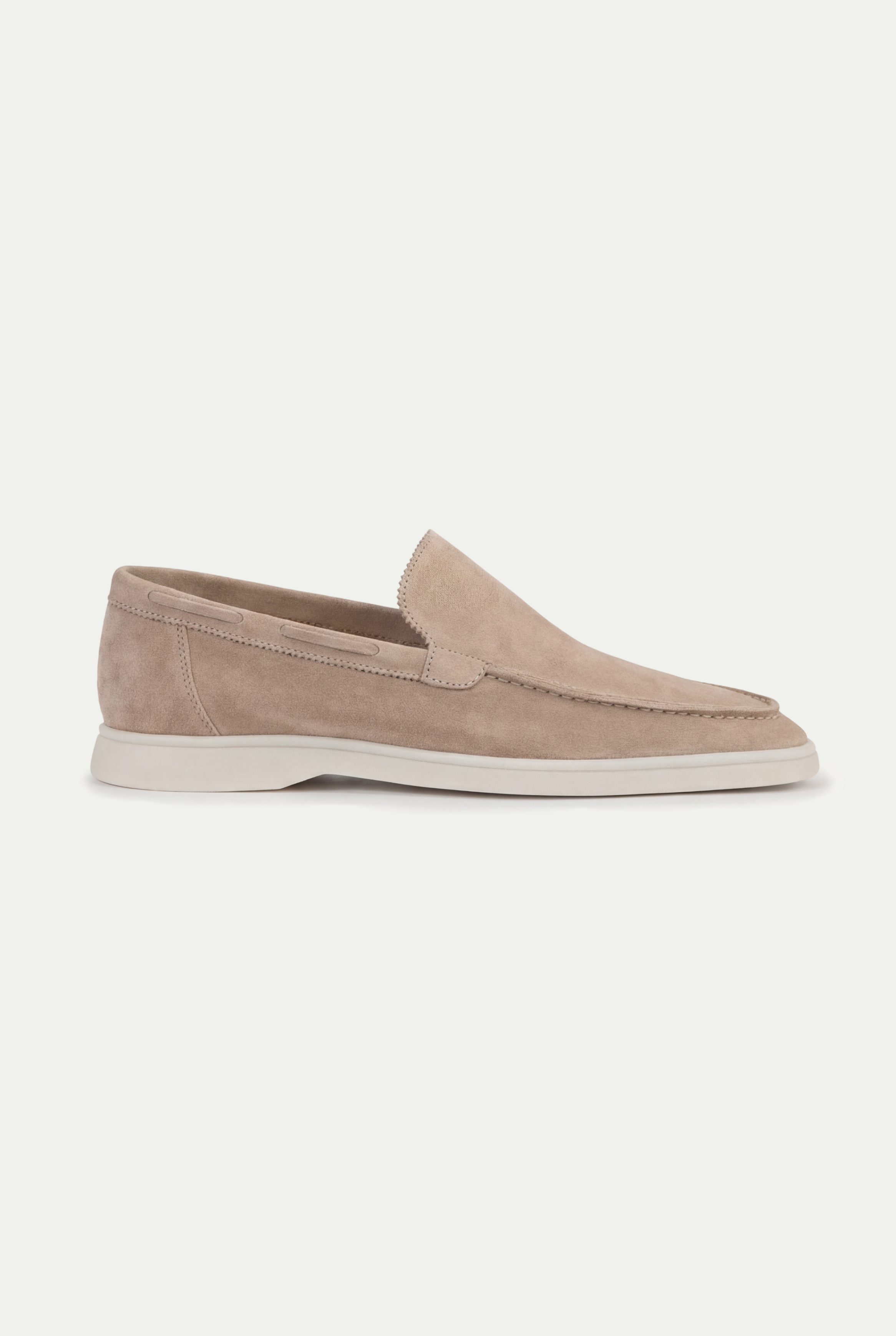 Moreno Classic Suede Loafer Beige – Positano Life