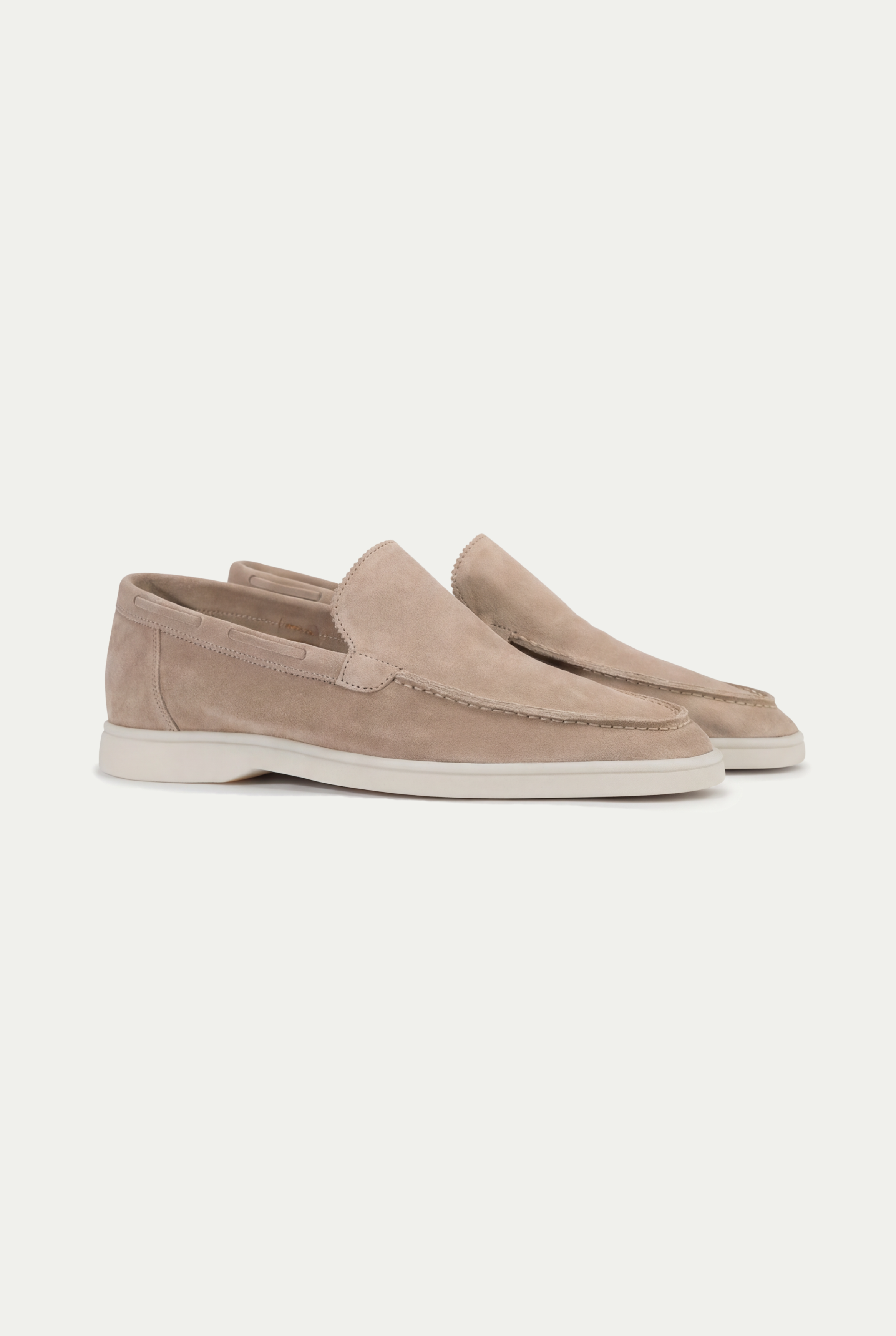 Moreno Classic Suede Loafer Beige – Positano Life