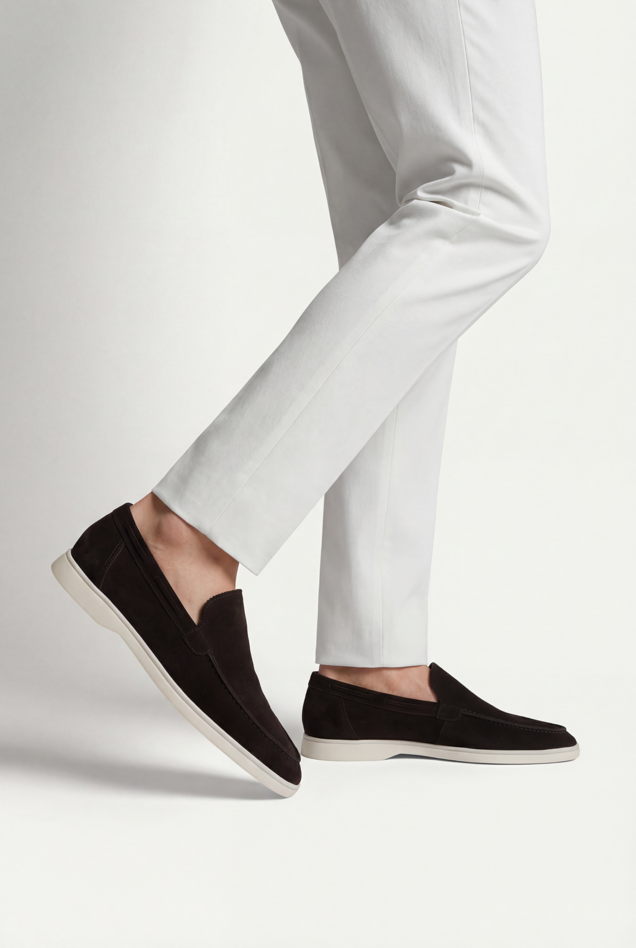 Moreno Classic Suede Loafer Black – Positano Life
