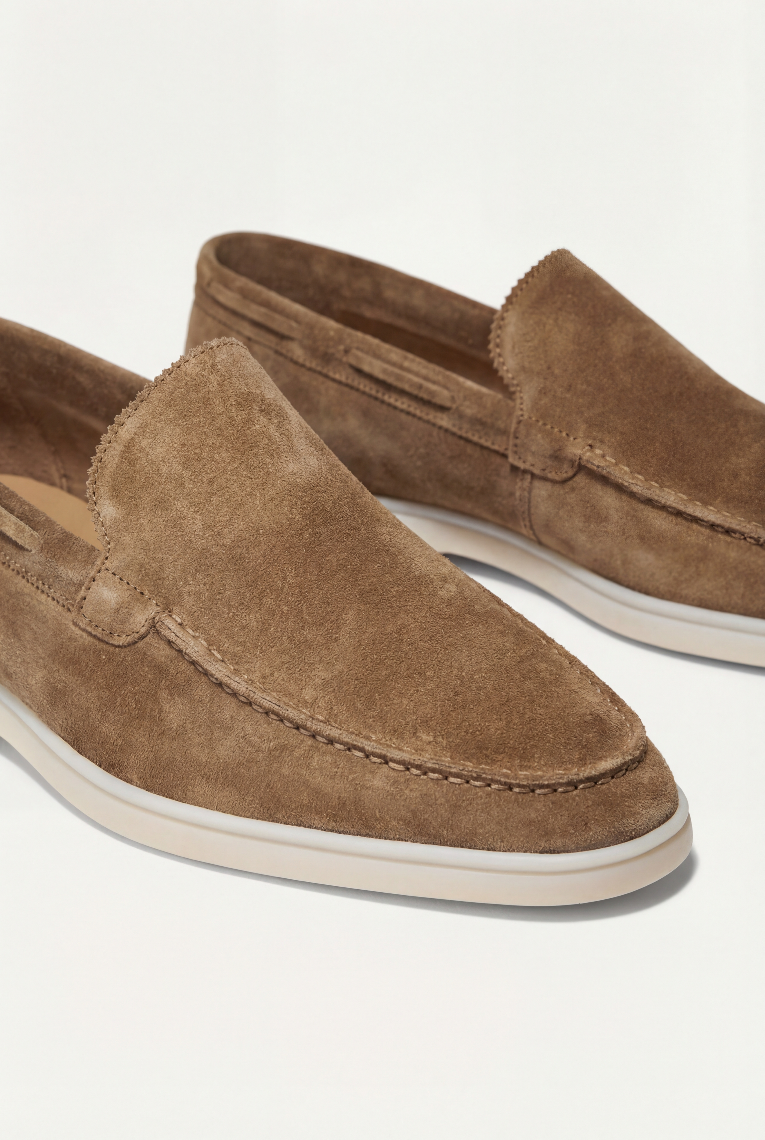 Moreno Classic Suede Loafer Desert – Positano Life