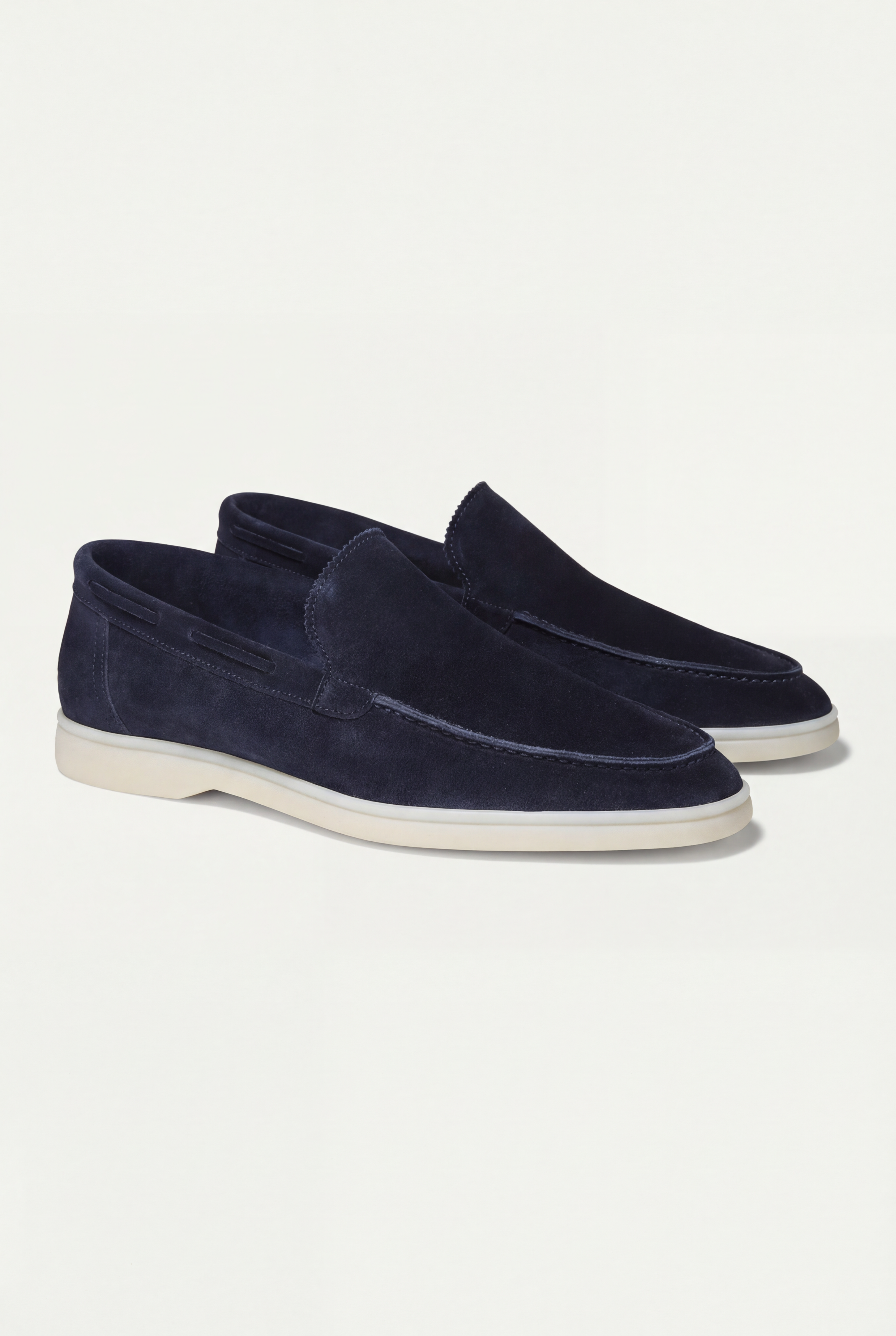 Moreno Classic Suede Loafer Navy – Positano Life