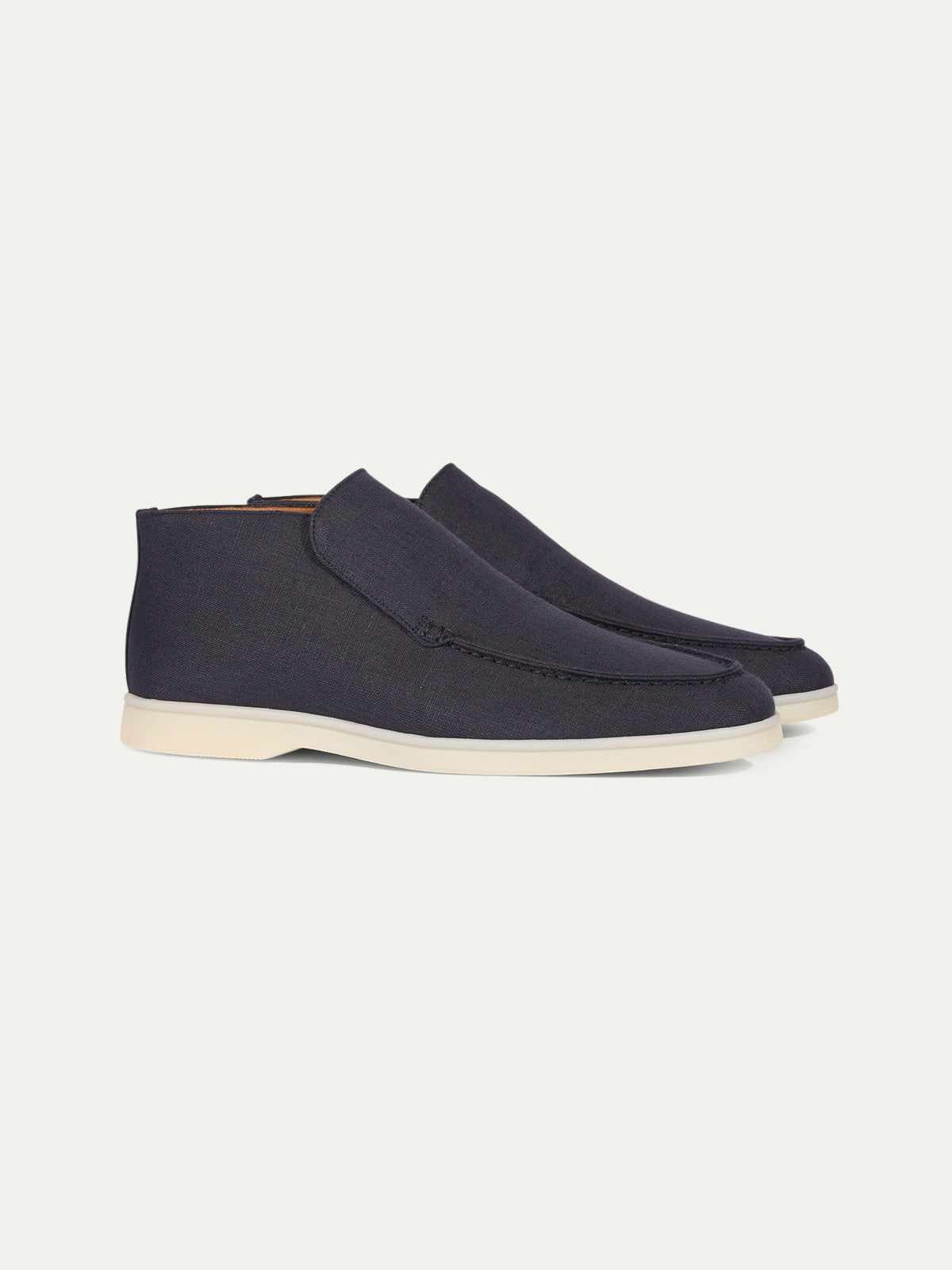 Navy Linen City Loafer – Positano Life
