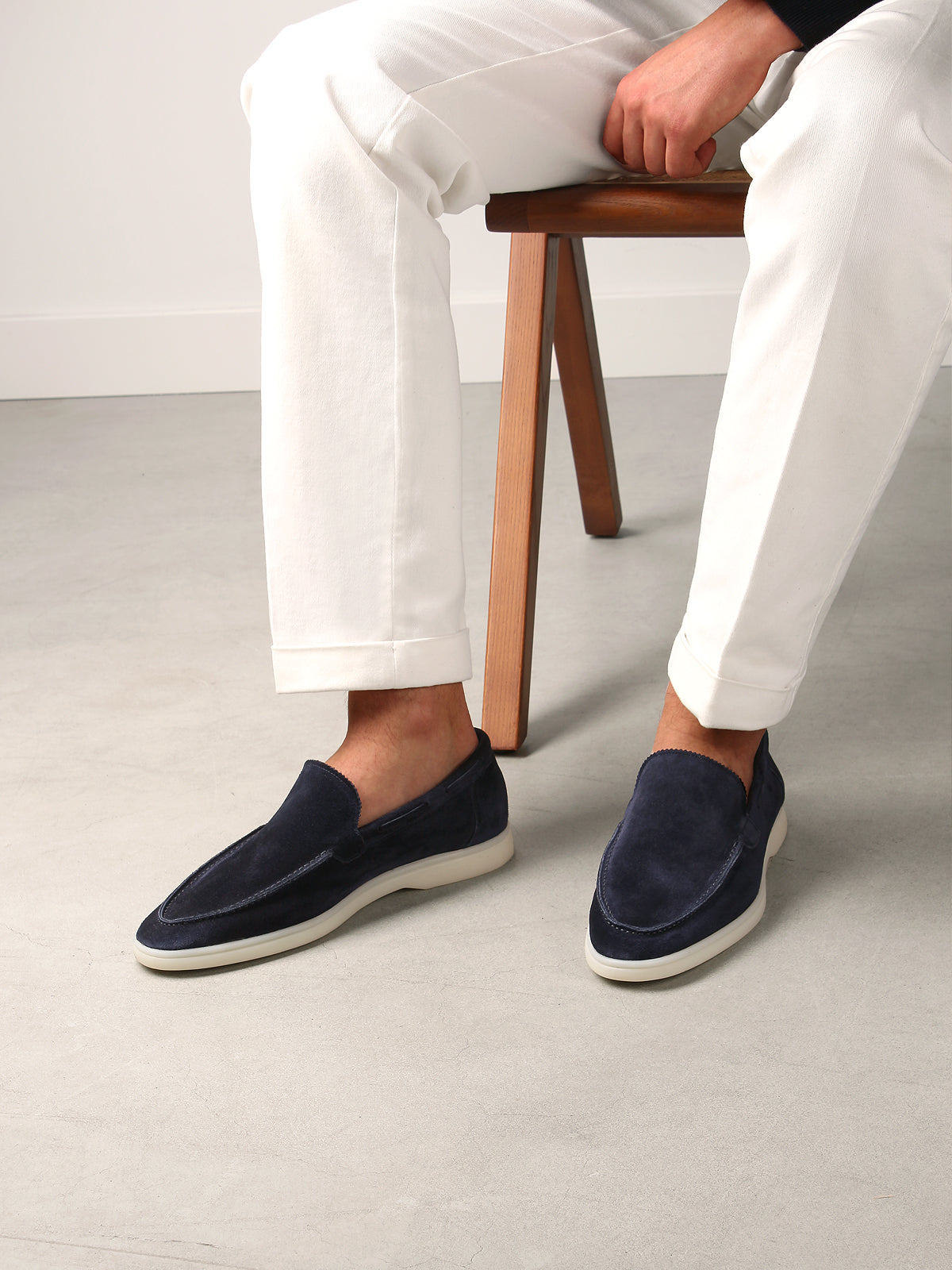 Navy Yacht Loafers – Positano Life