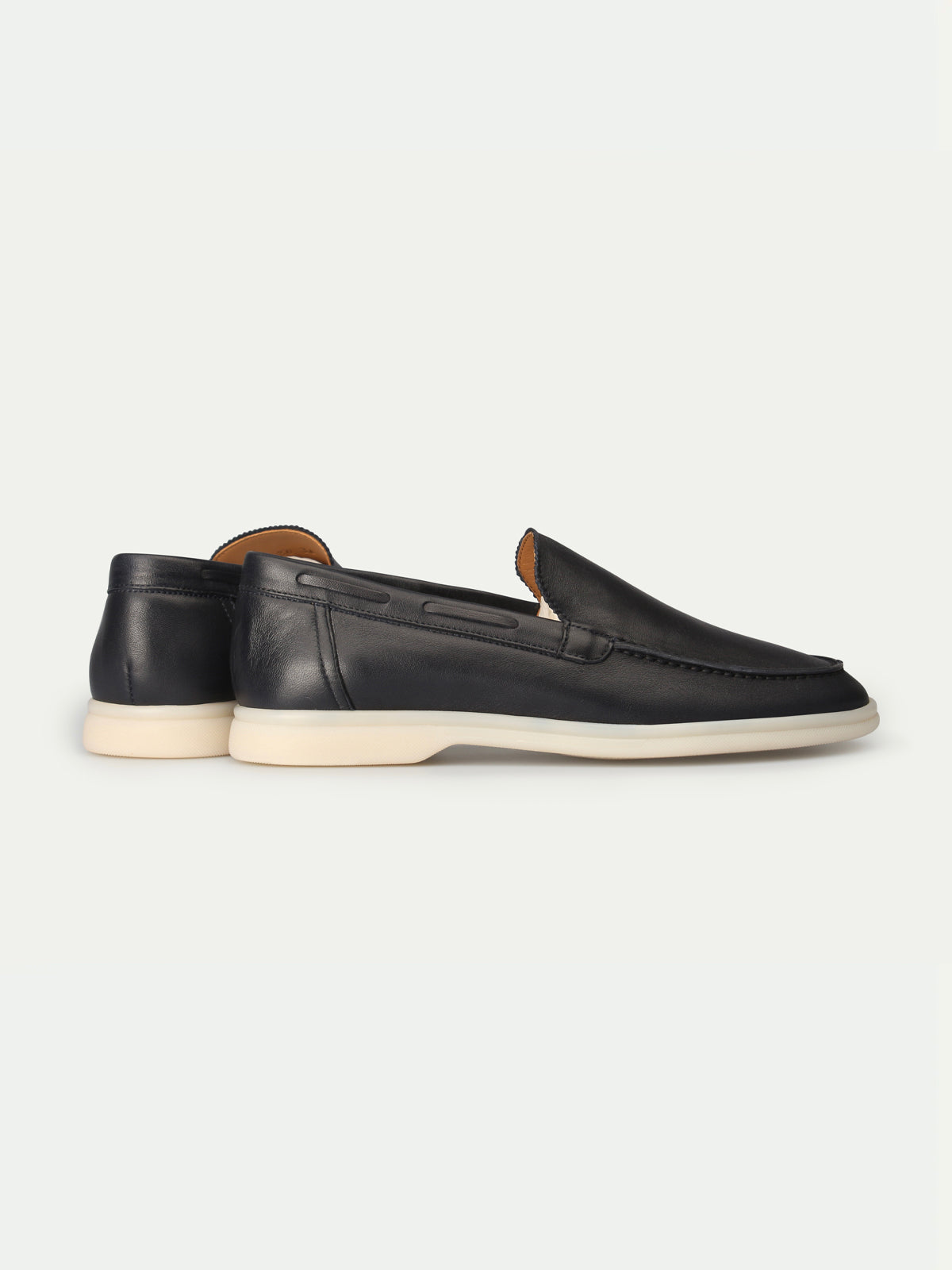 Lady Navy Nappa Yacht Loafers – Positano Life