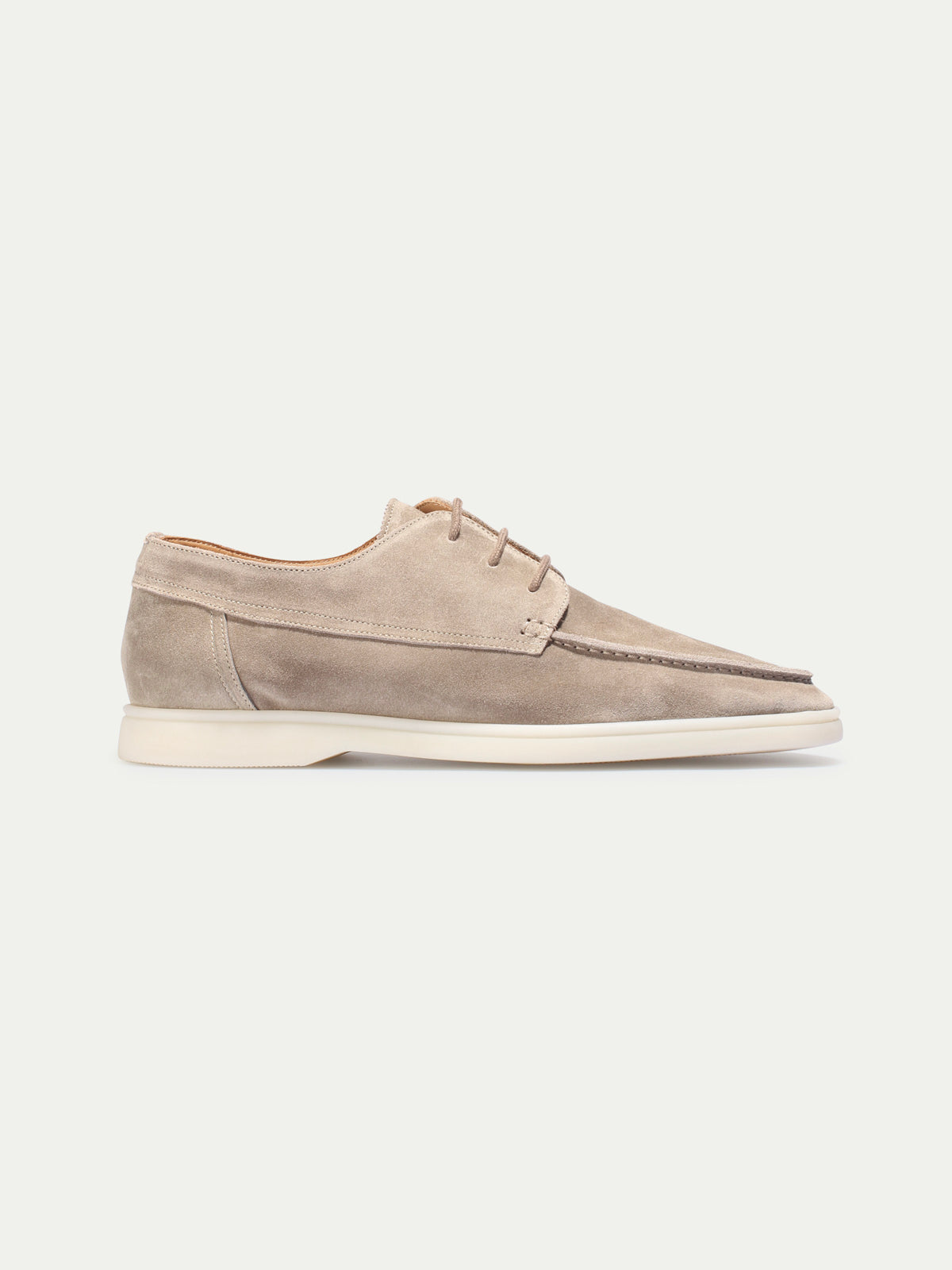 Light Grey Boat Loafers – Positano Life
