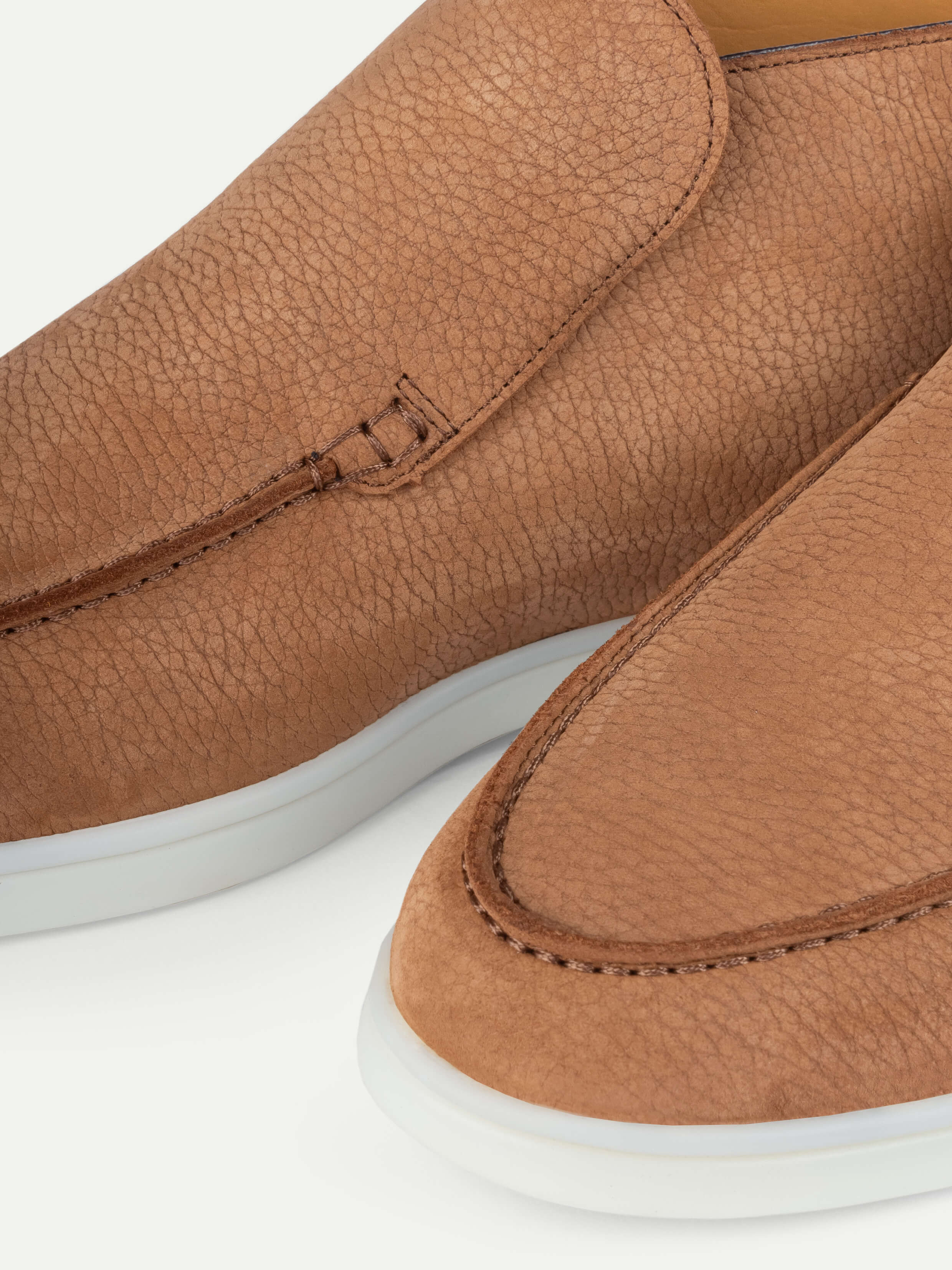 Caramel Nubuck City Loafer – Positano Life