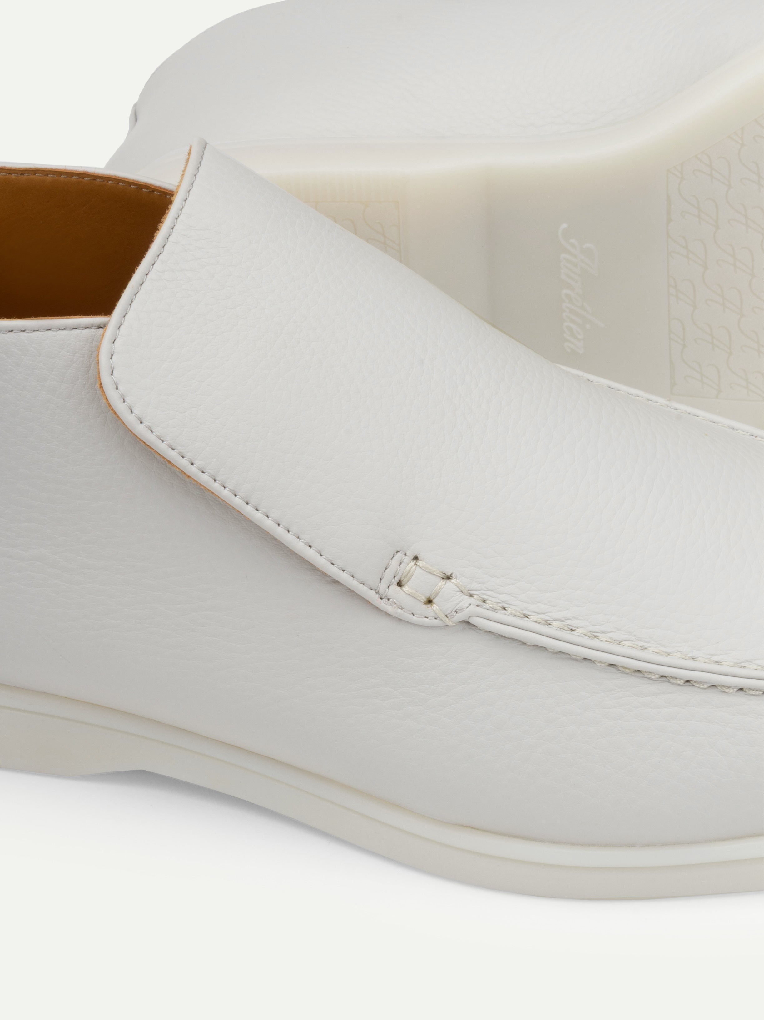 Classic Grey Grain City Loafer – Positano Life
