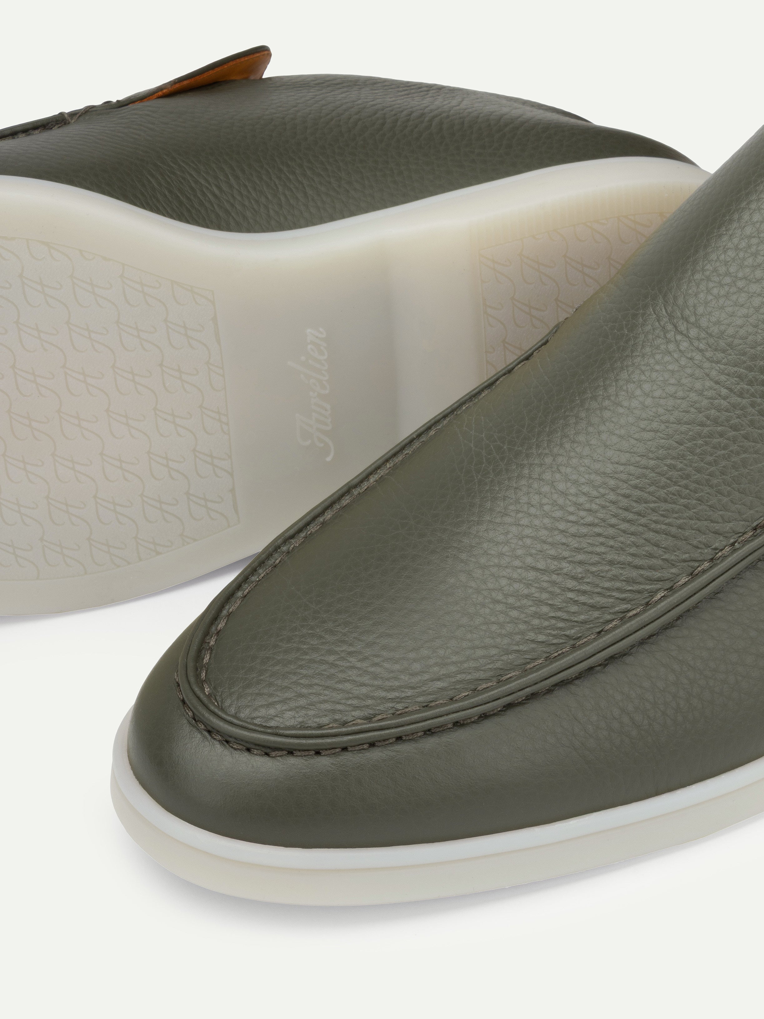 Classic Green Grain City Loafer – Positano Life