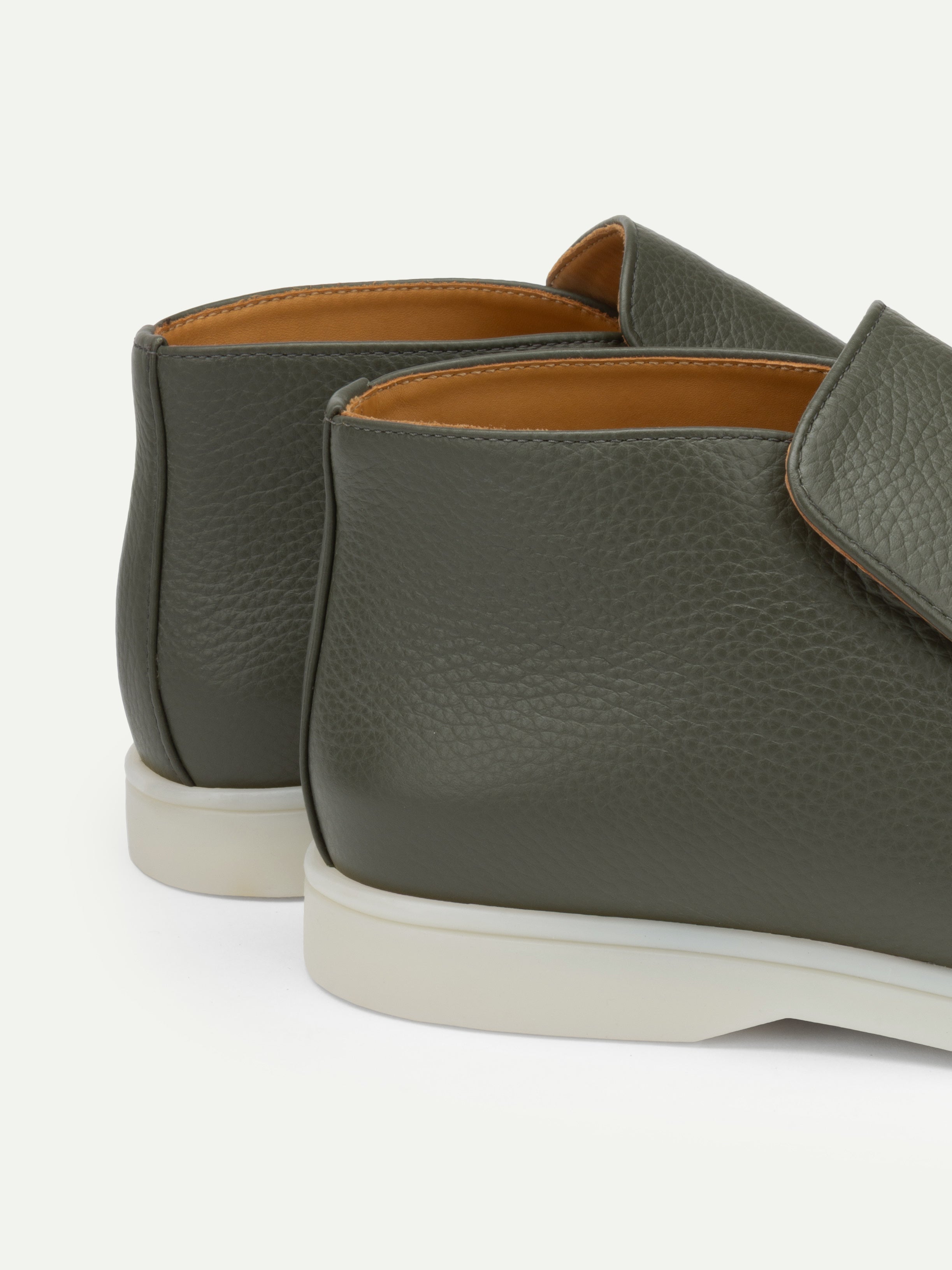 Classic Green Grain City Loafer – Positano Life