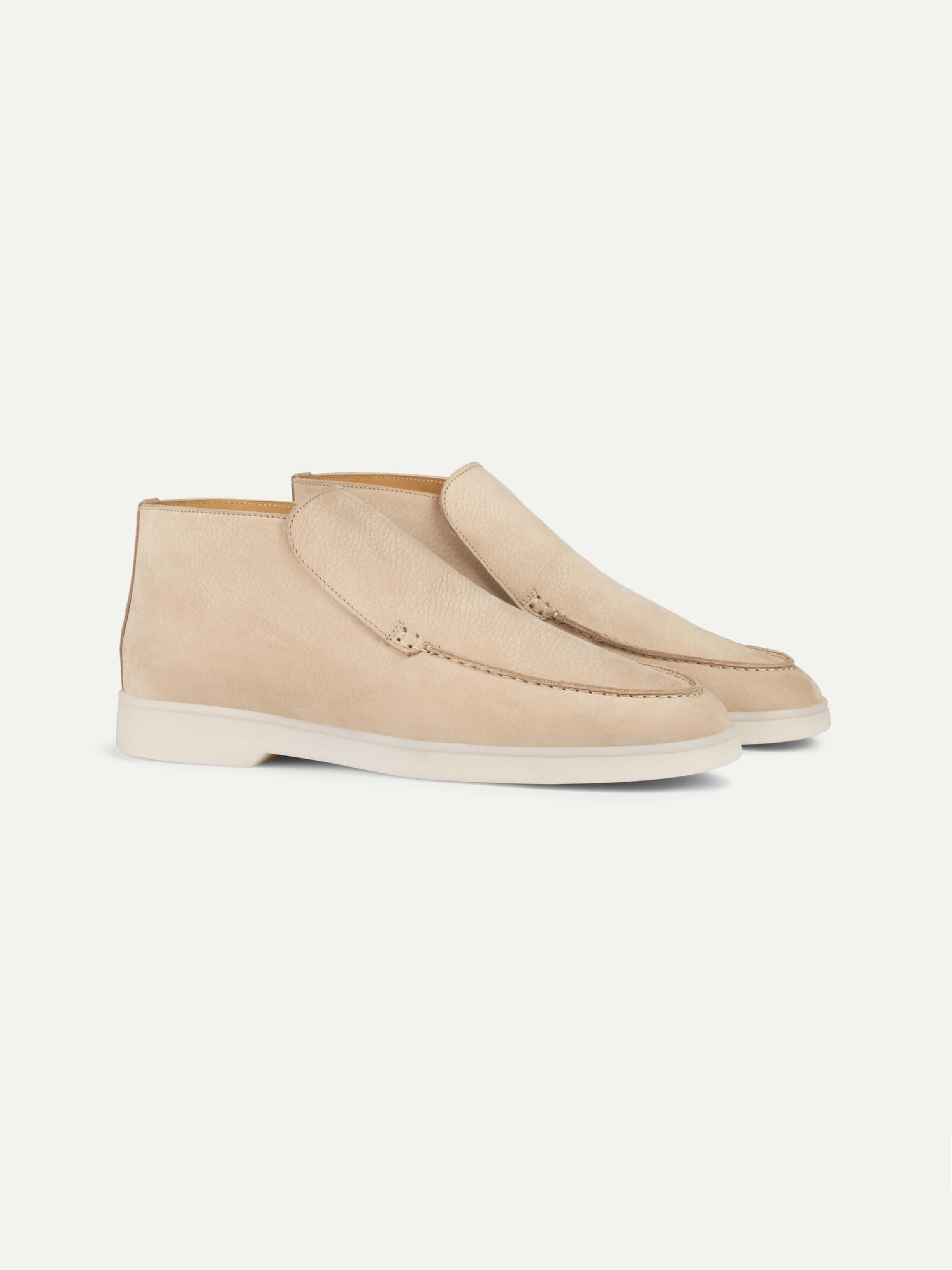 Light Beige Nubuck Winter City Loafer – Positano Life