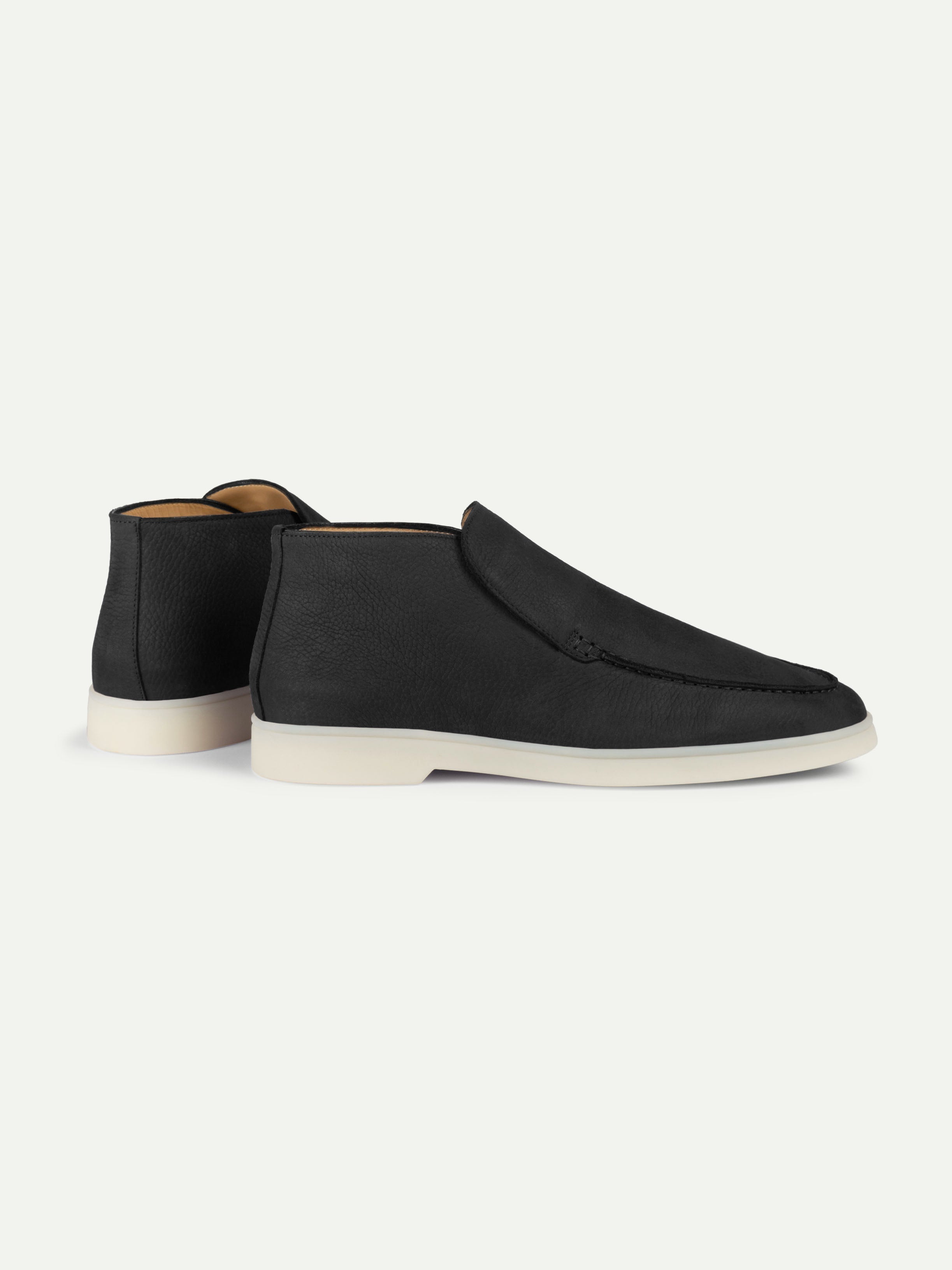 Black Nubuck Winter City Loafer – Positano Life