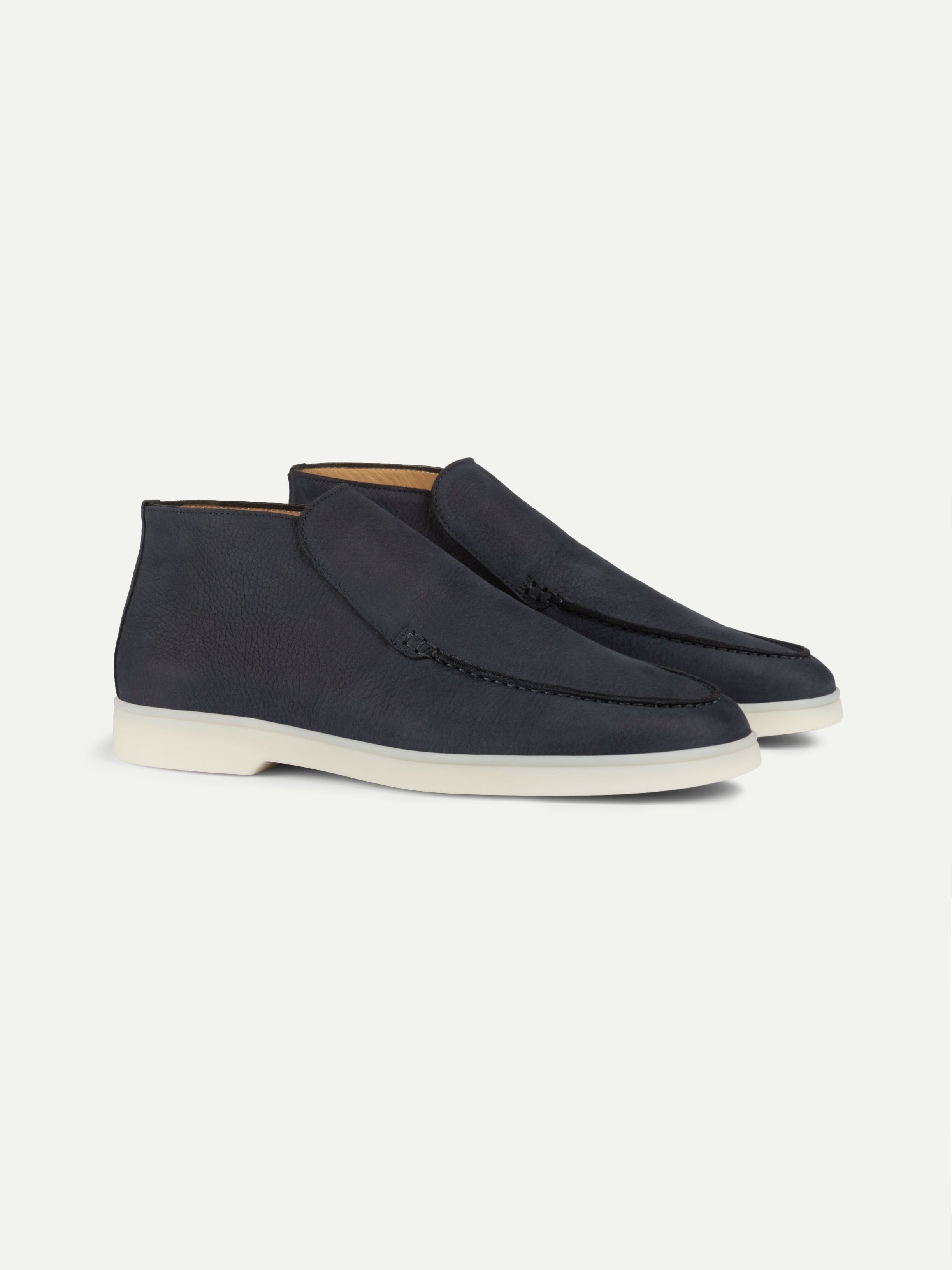 Navy Nubuck Winter City Loafer – Positano Life