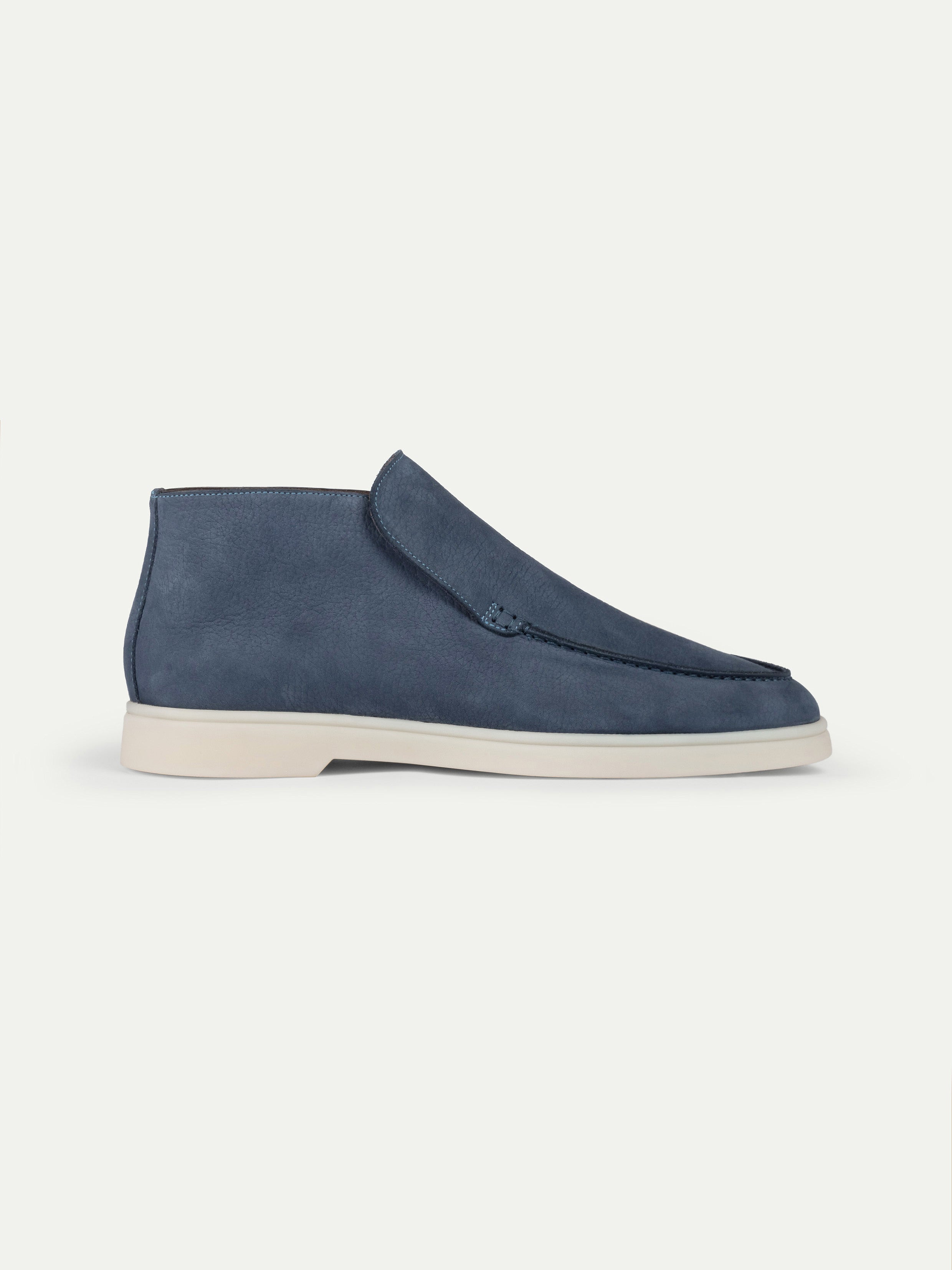 Steel Blue Nubuck Winter City Loafer – Positano Life