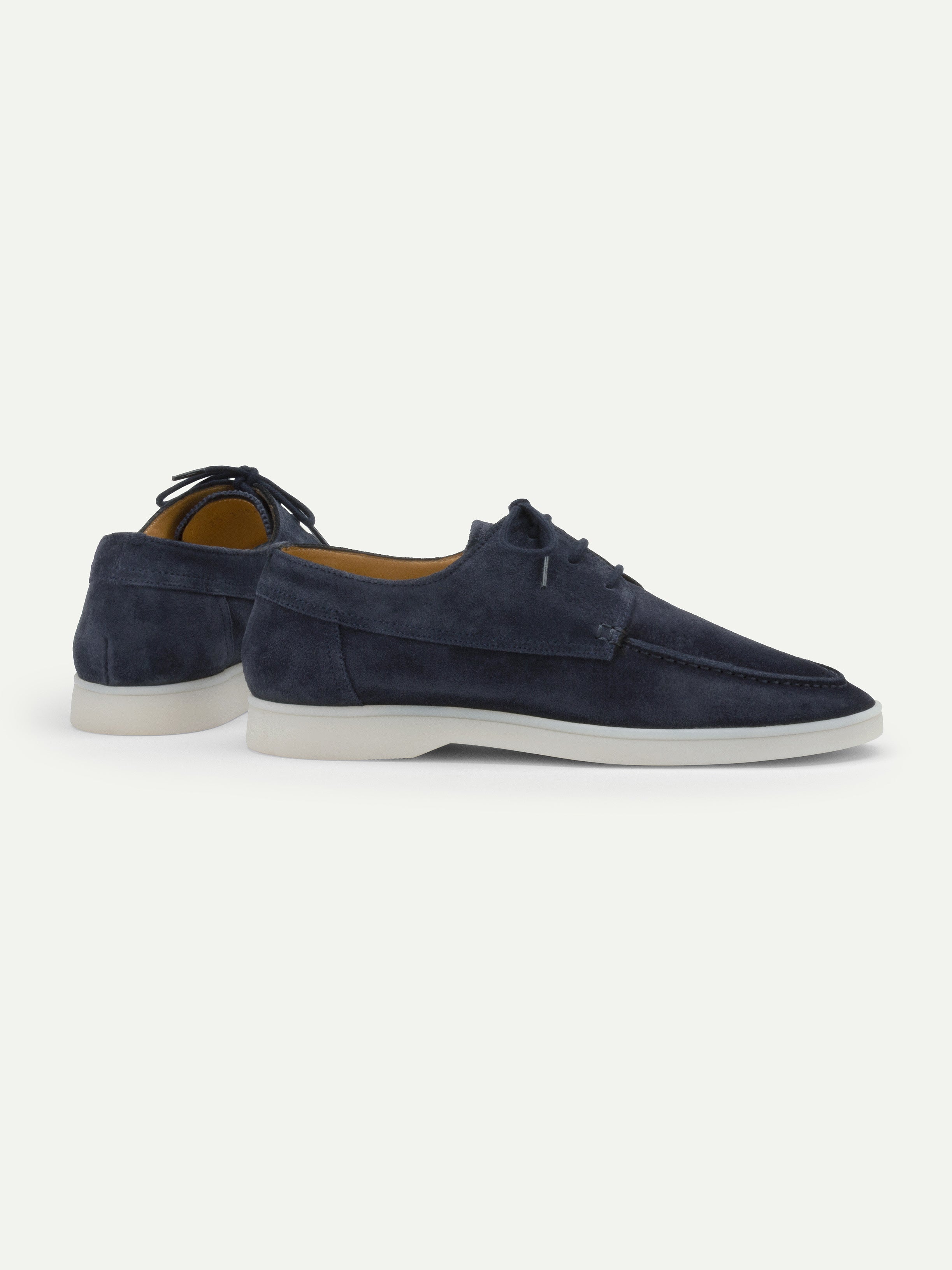 Lady Dark Navy Boat Loafers – Positano Life