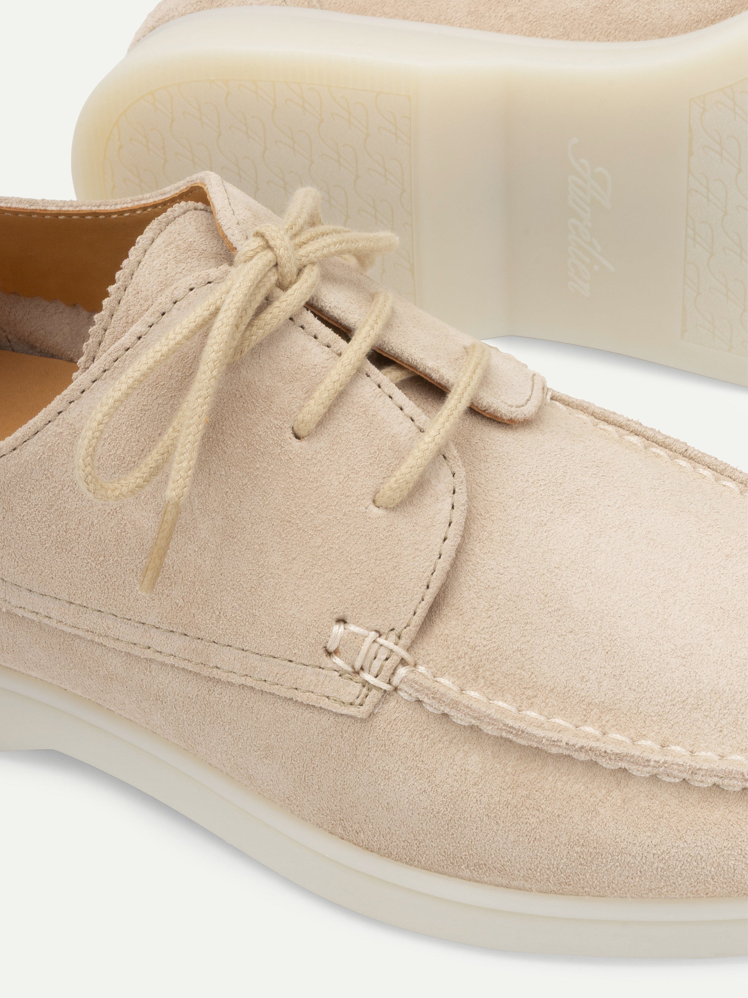 Lady Light Beige Boat Loafer – Positano Life