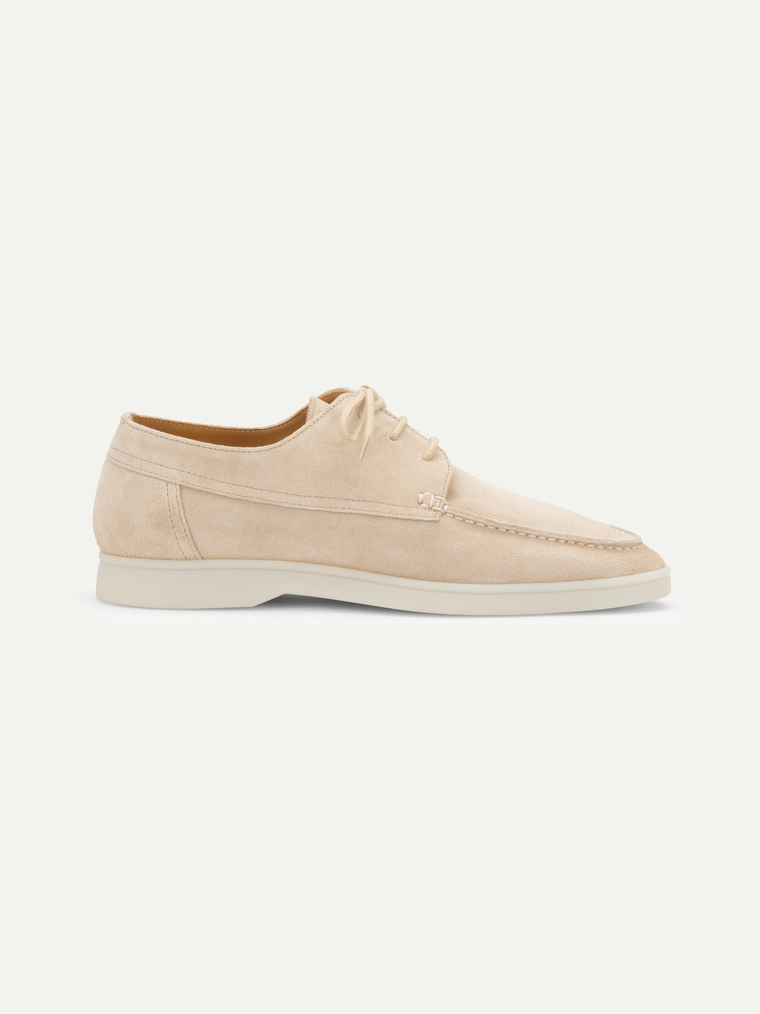 Lady Light Beige Boat Loafer – Positano Life