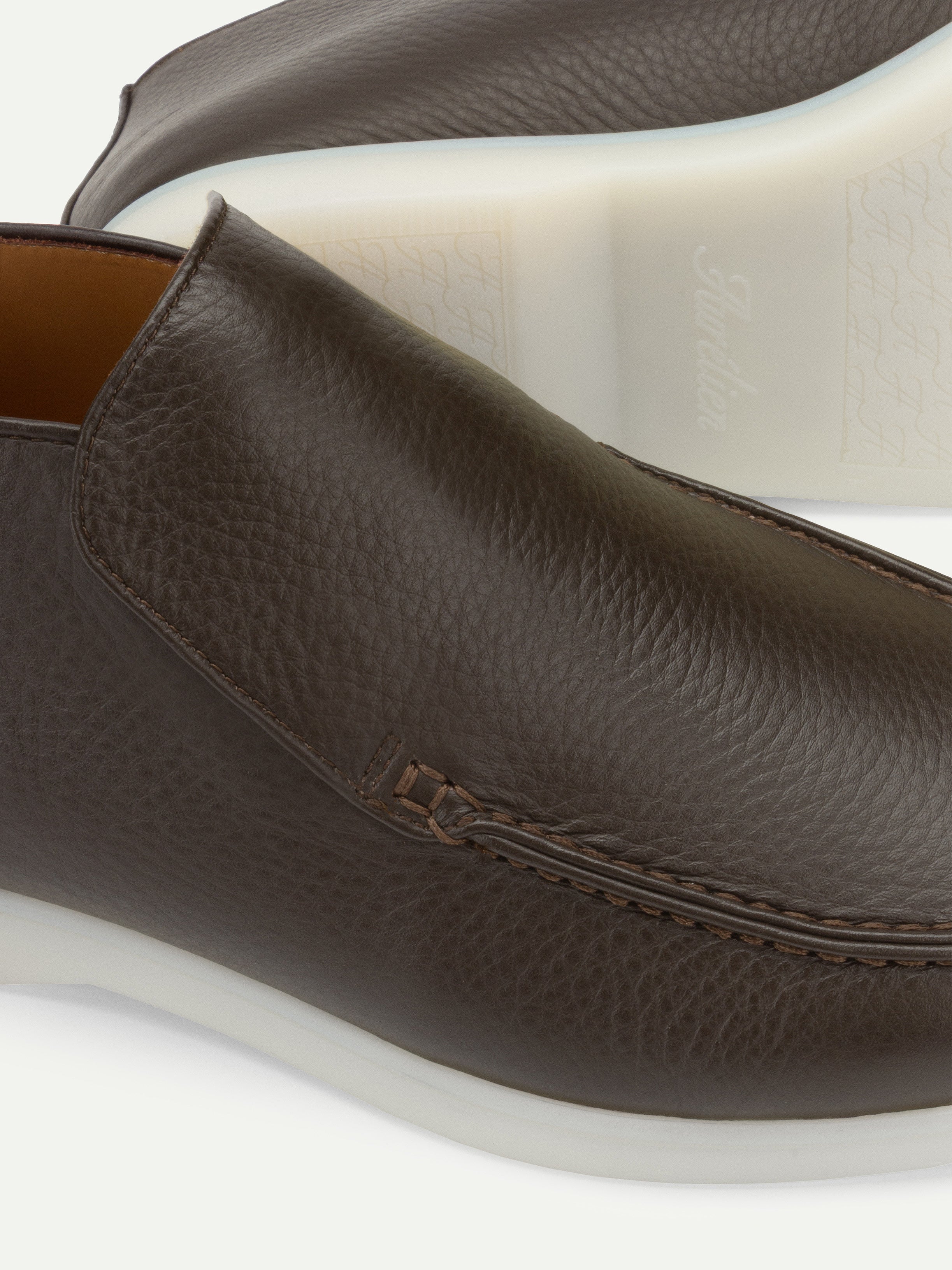Lady Brown Grain City Loafer – Positano Life