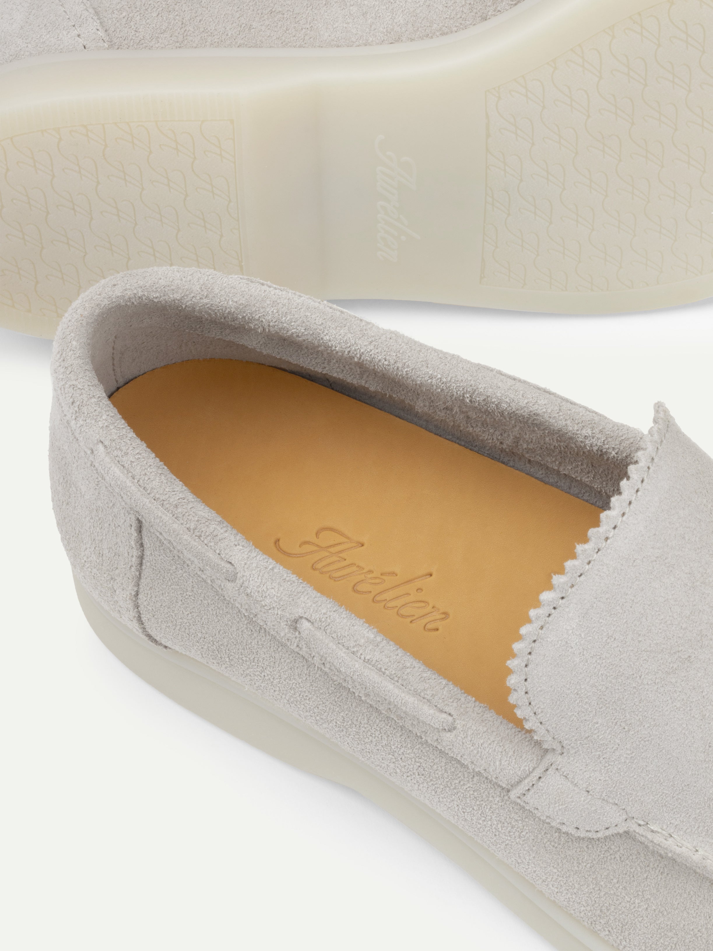 Lady Classic Grey Yacht Loafers – Positano Life
