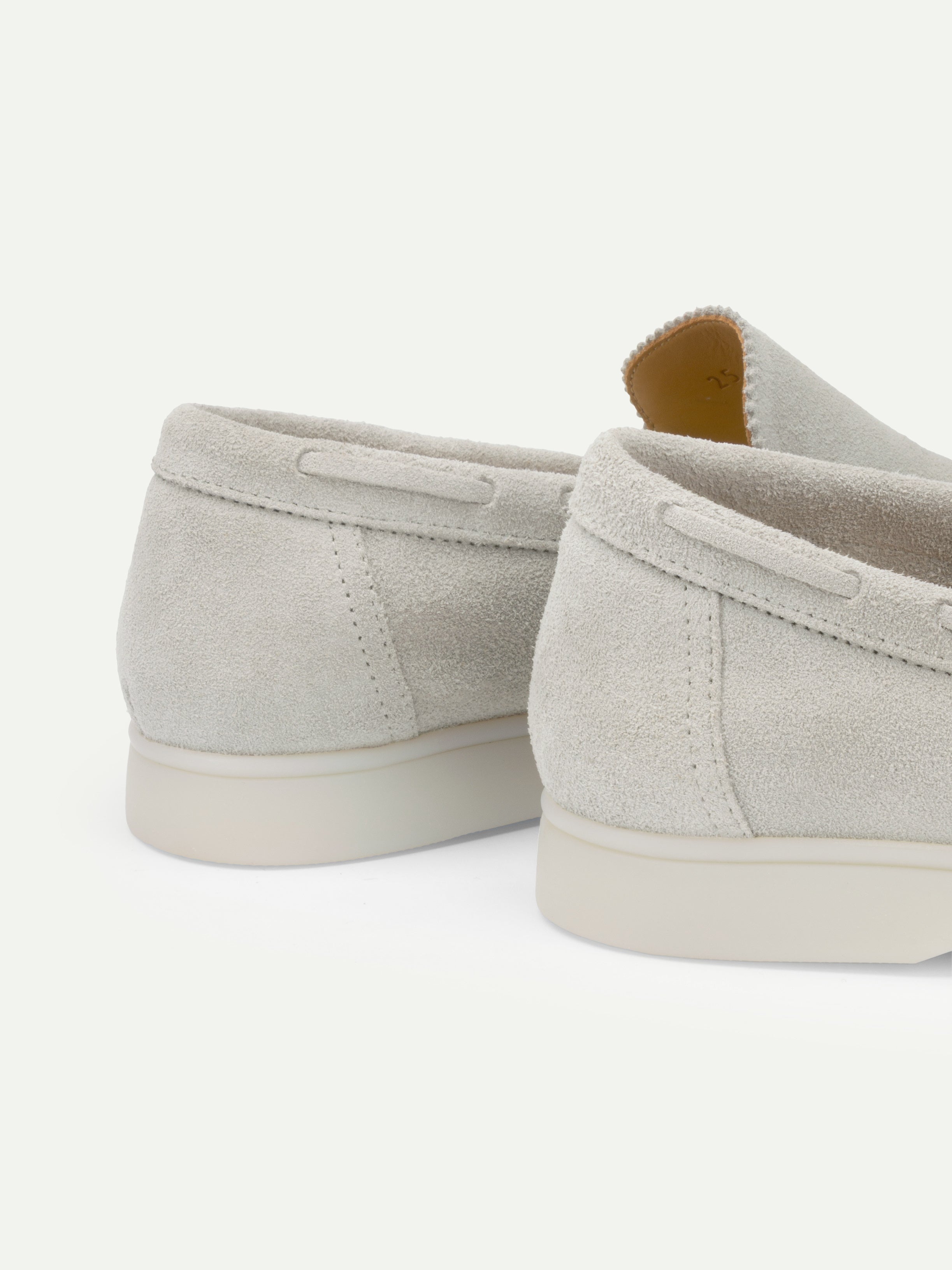 Lady Classic Grey Yacht Loafers – Positano Life