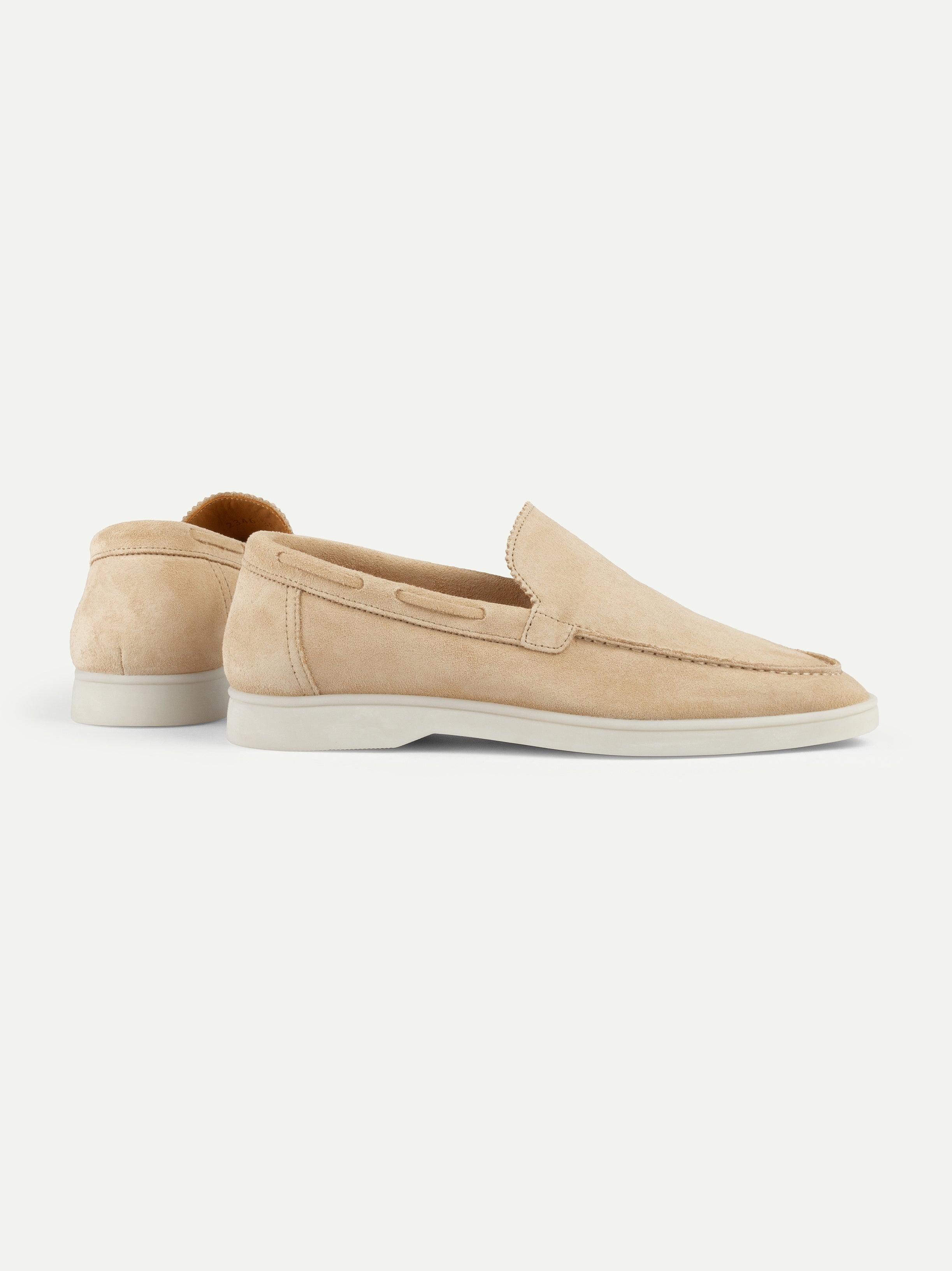 Lady Light Beige Yacht Loafers – Positano Life