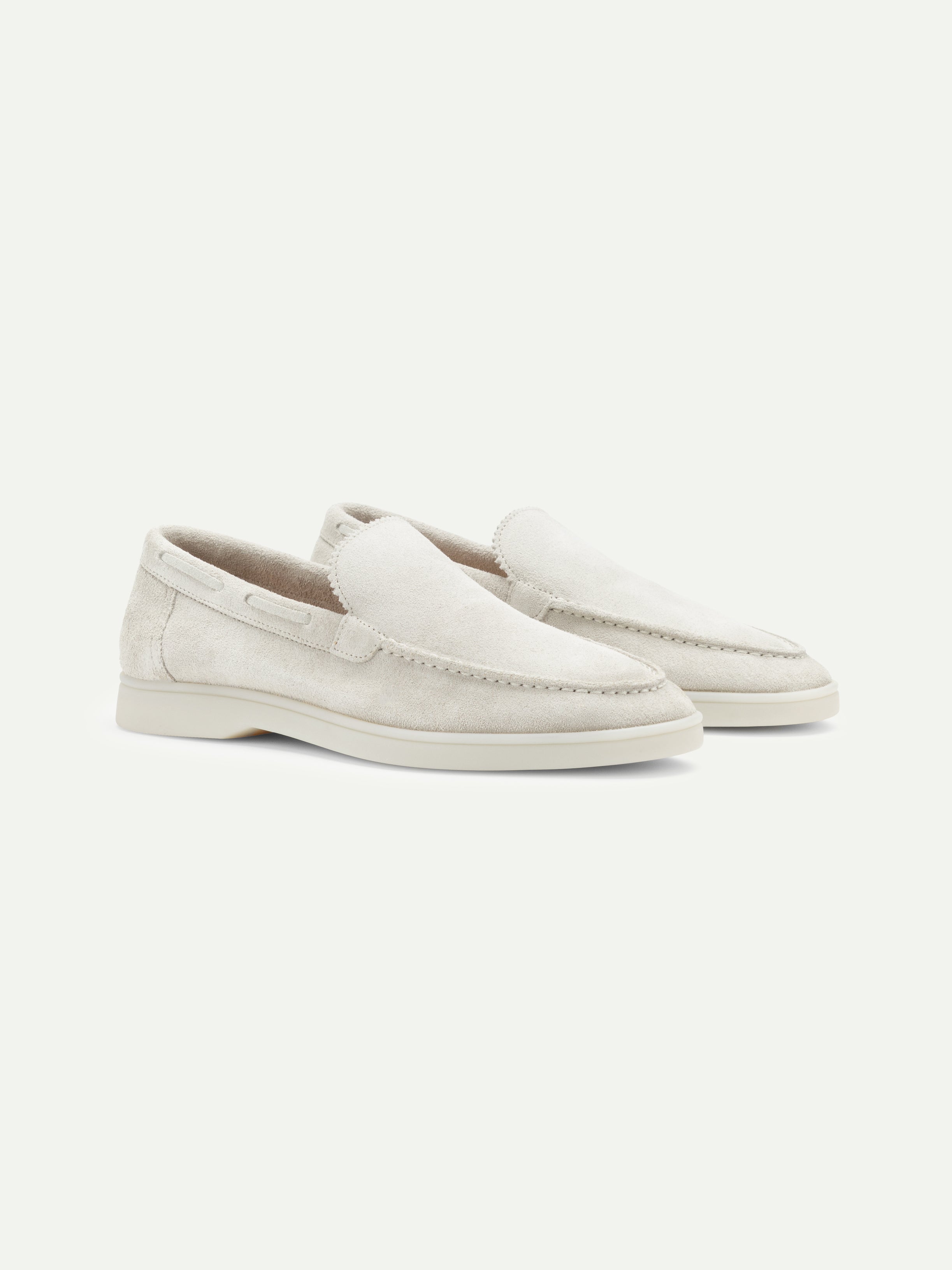 Lady Light Grey Yacht Loafers – Positano Life