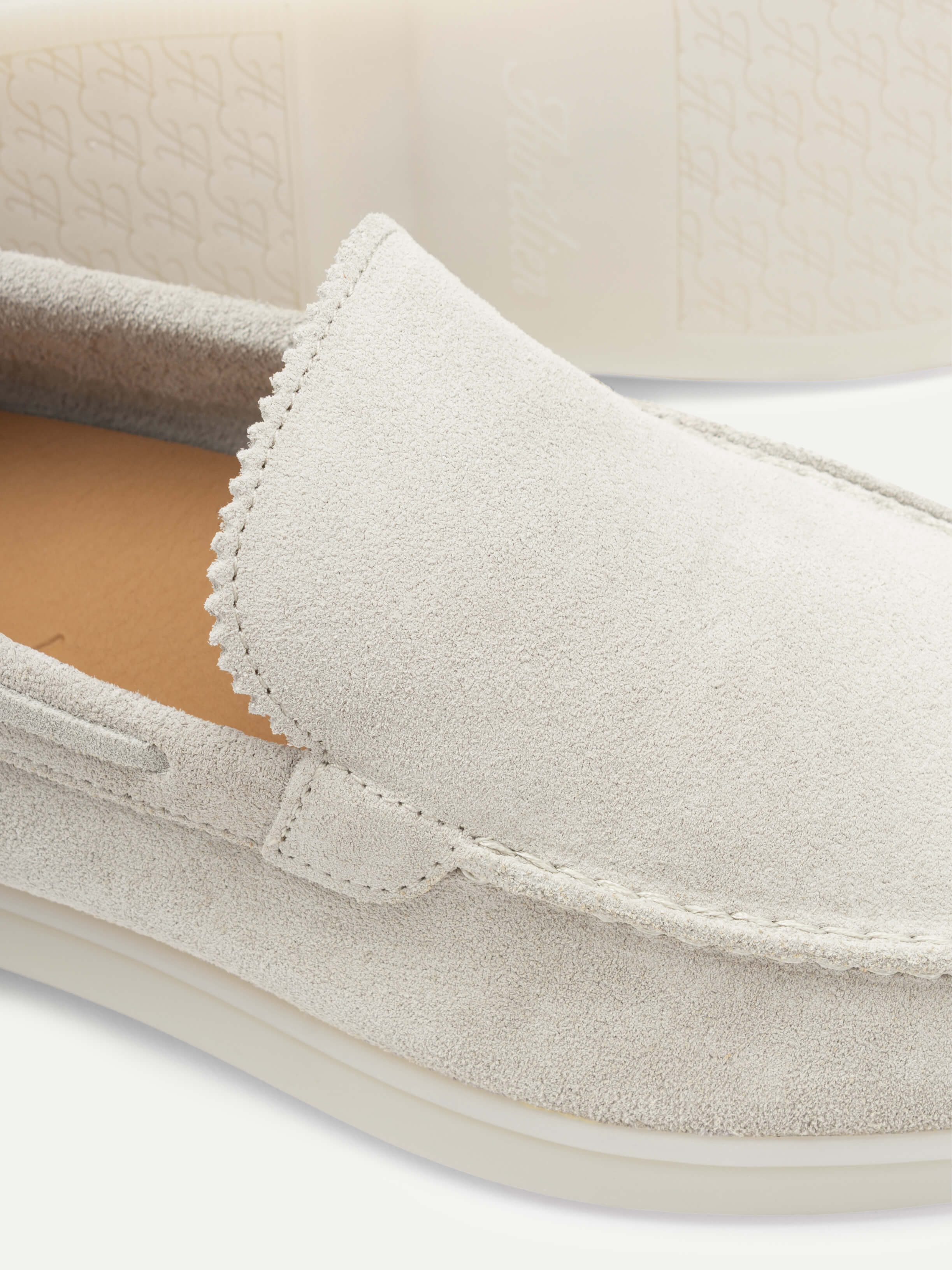Lady Light Grey Yacht Loafers – Positano Life