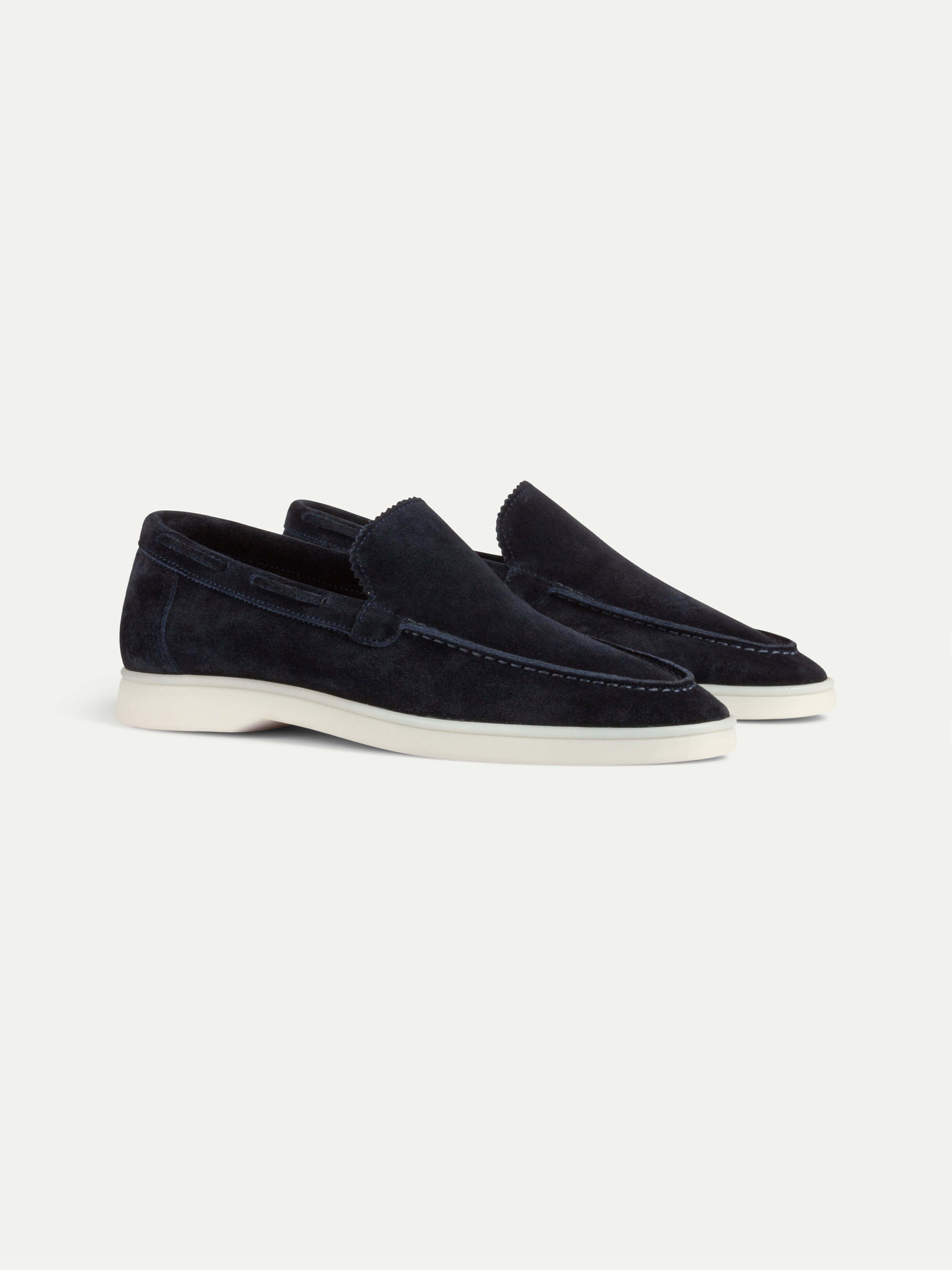 Lady Dark Blue Yacht Loafers – Positano Life