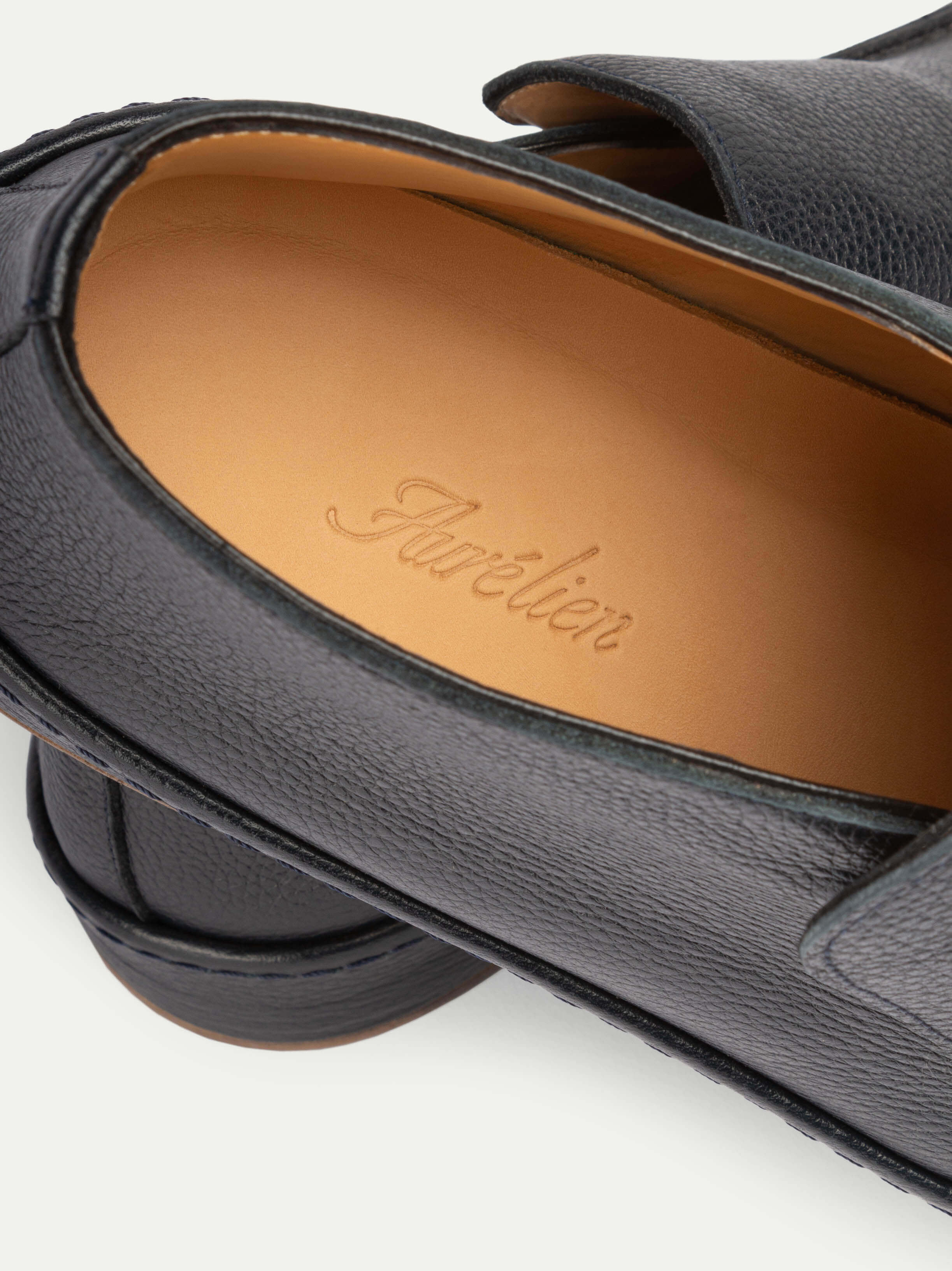 Navy Grain Voyager City Loafer – Positano Life