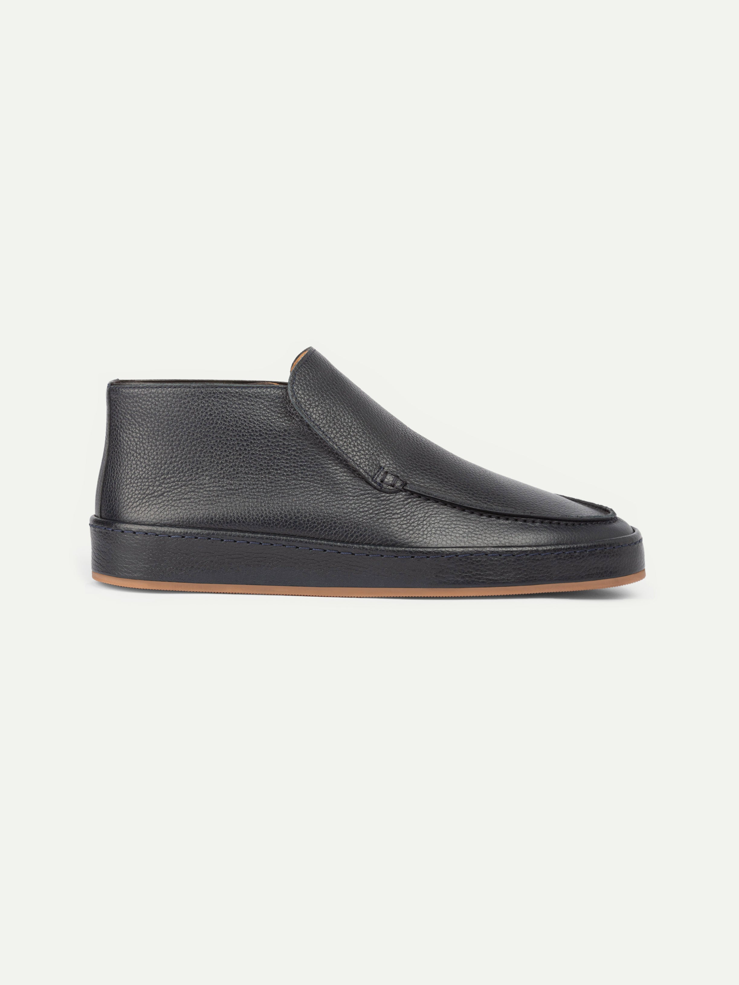 Navy Grain Voyager City Loafer – Positano Life