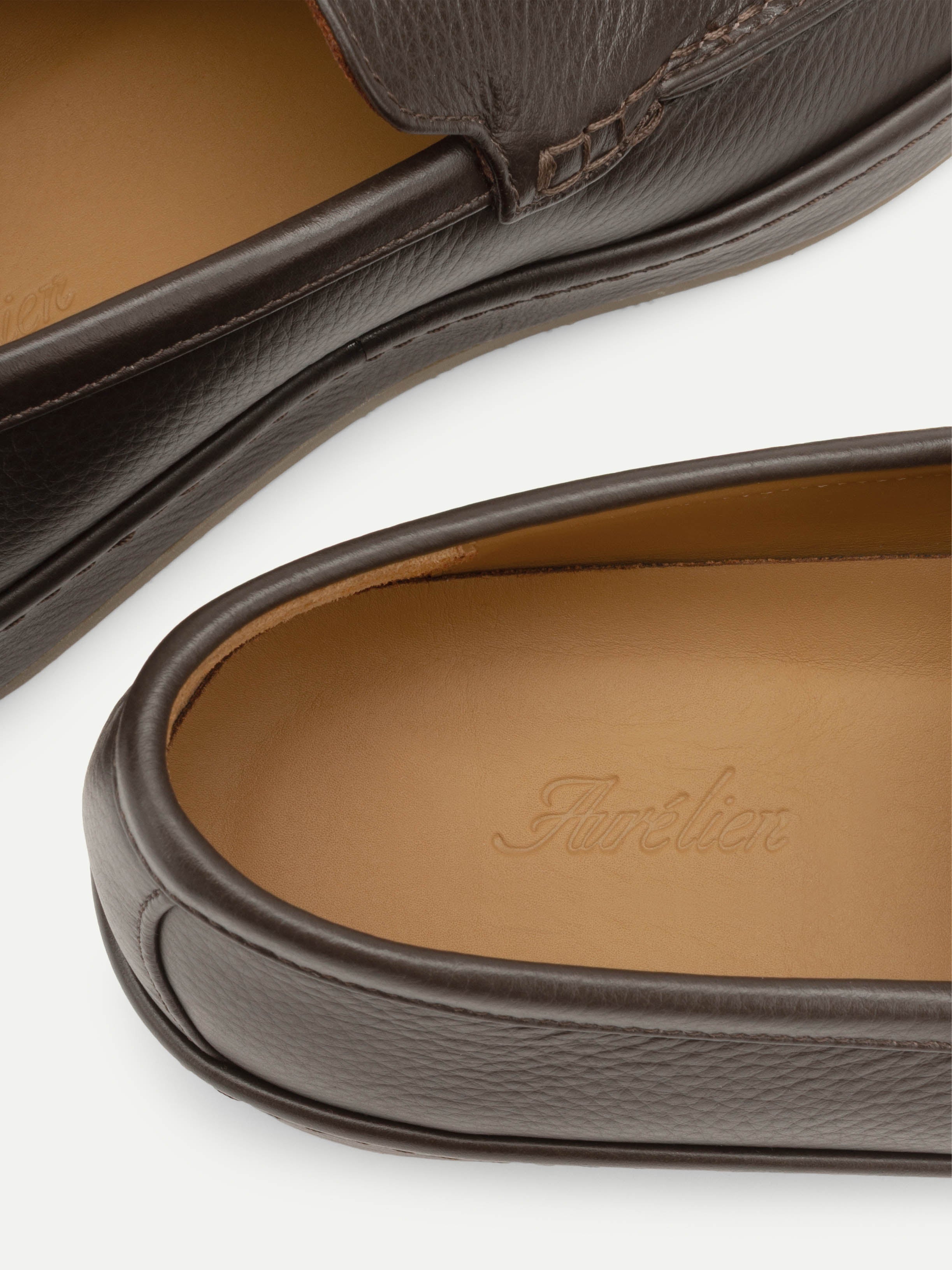 Brown Grain Voyager Loafer – Positano Life