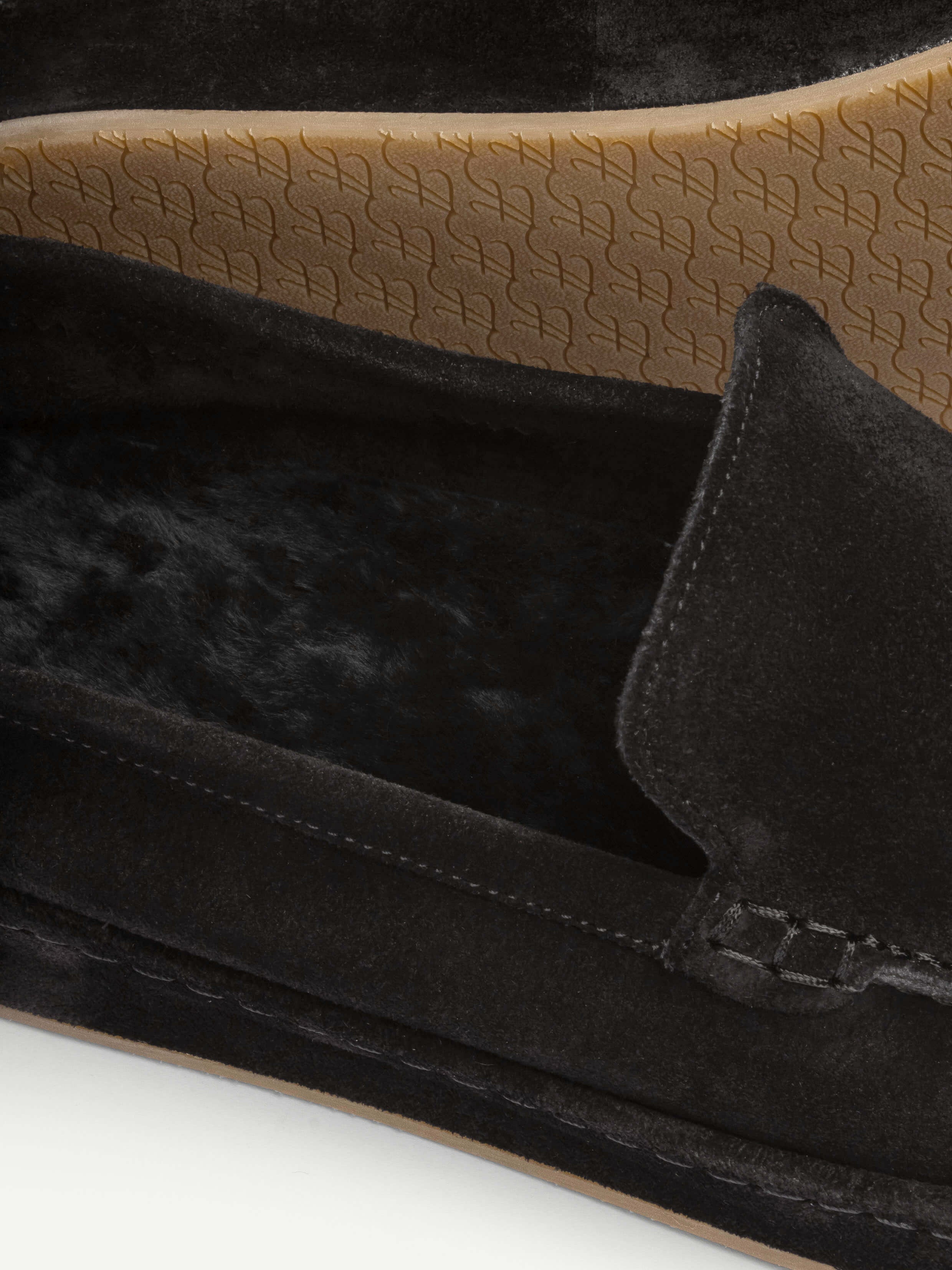 Black Voyager Loafer Fur – Positano Life