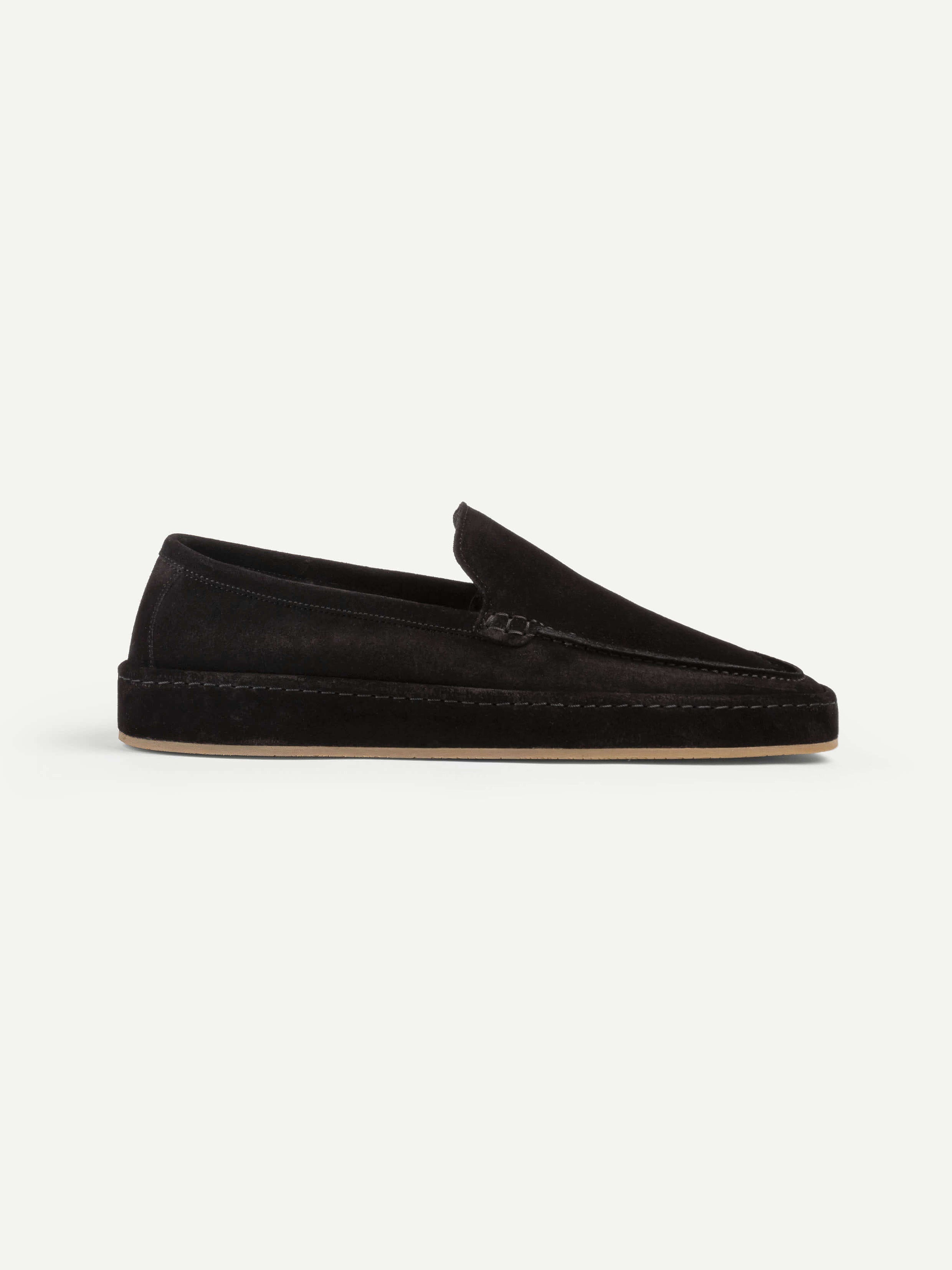 Black Voyager Loafer Fur – Positano Life