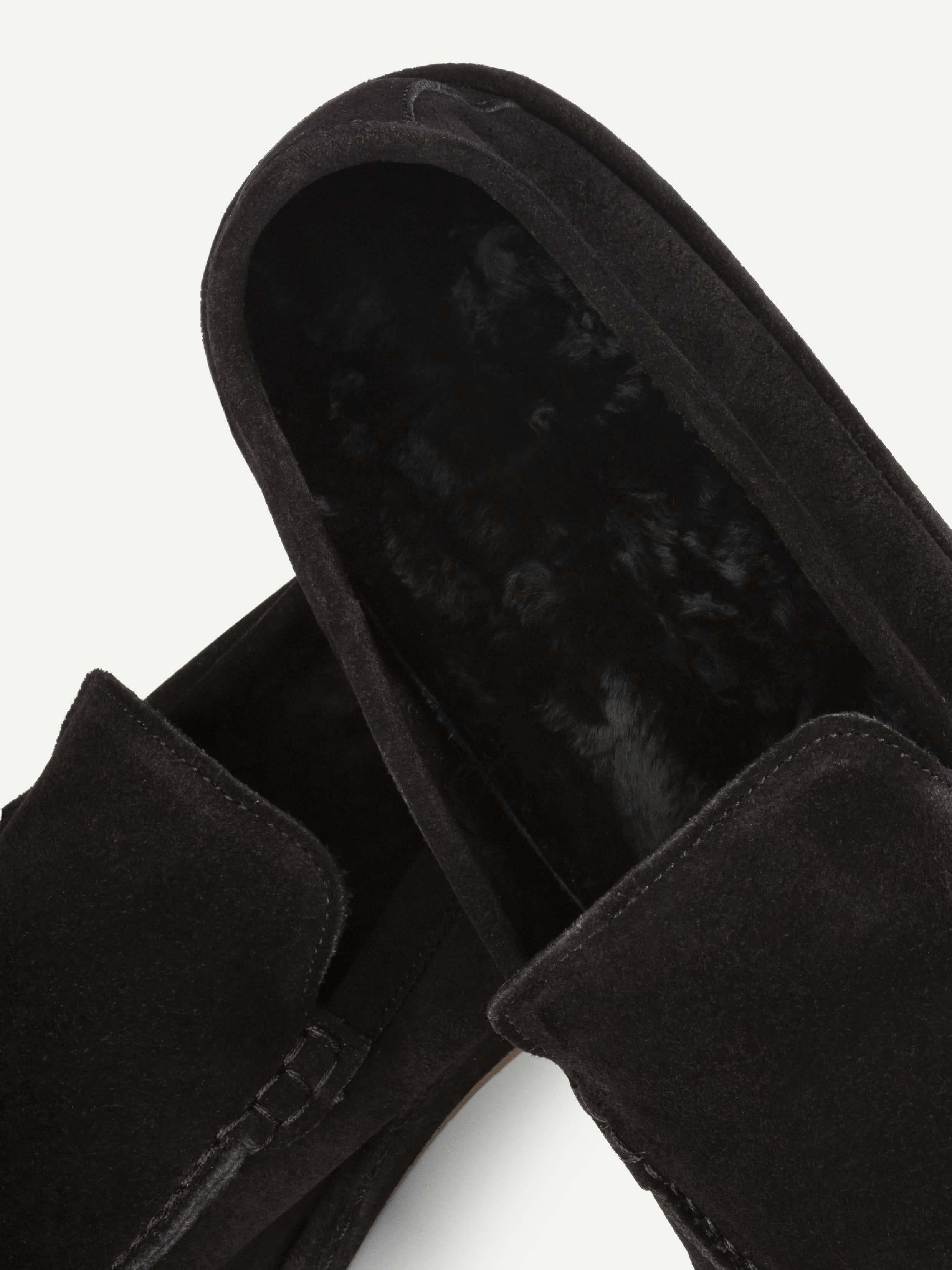 Black Voyager Loafer Fur – Positano Life