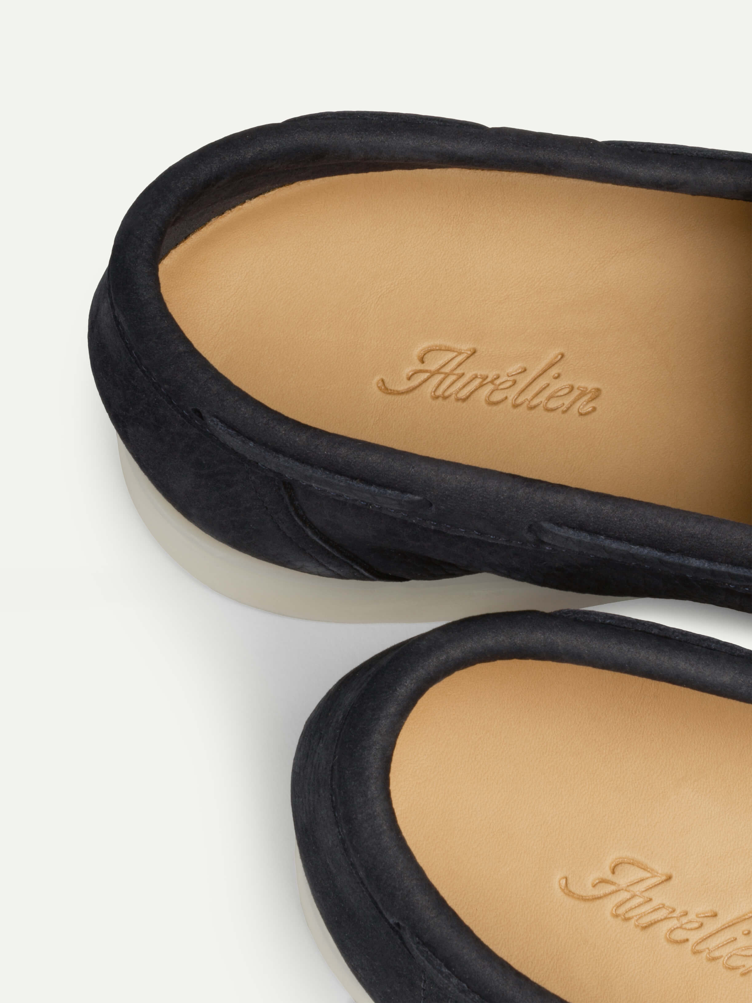 Navy Nubuck Yacht Loafers – Positano Life