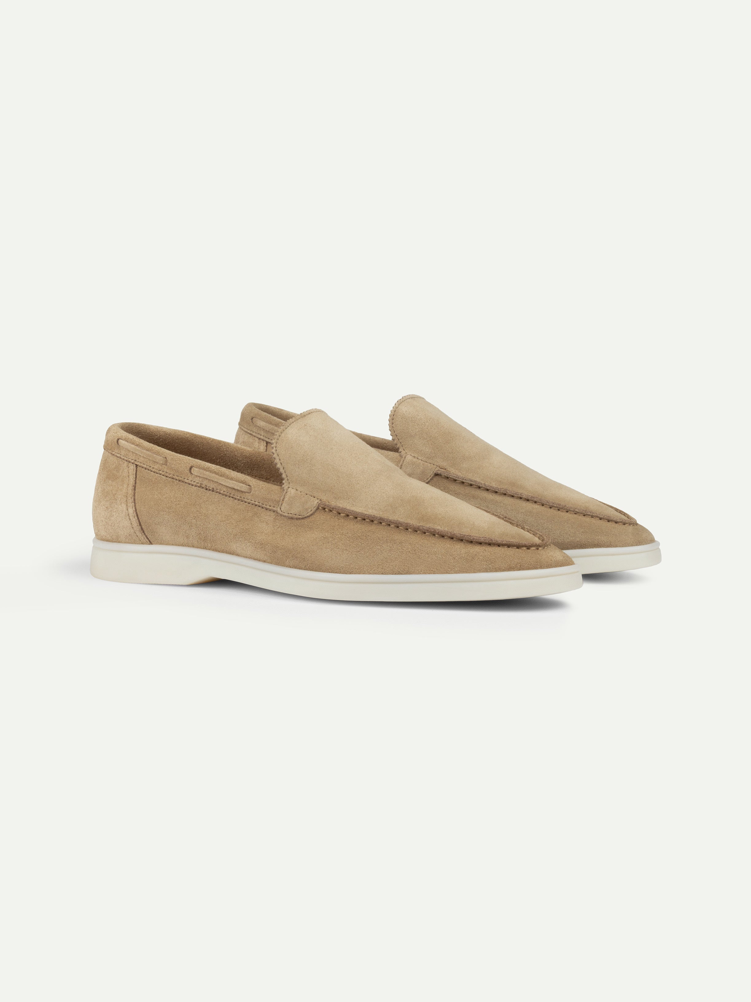 Dark Taupe Yacht Loafers – Positano Life