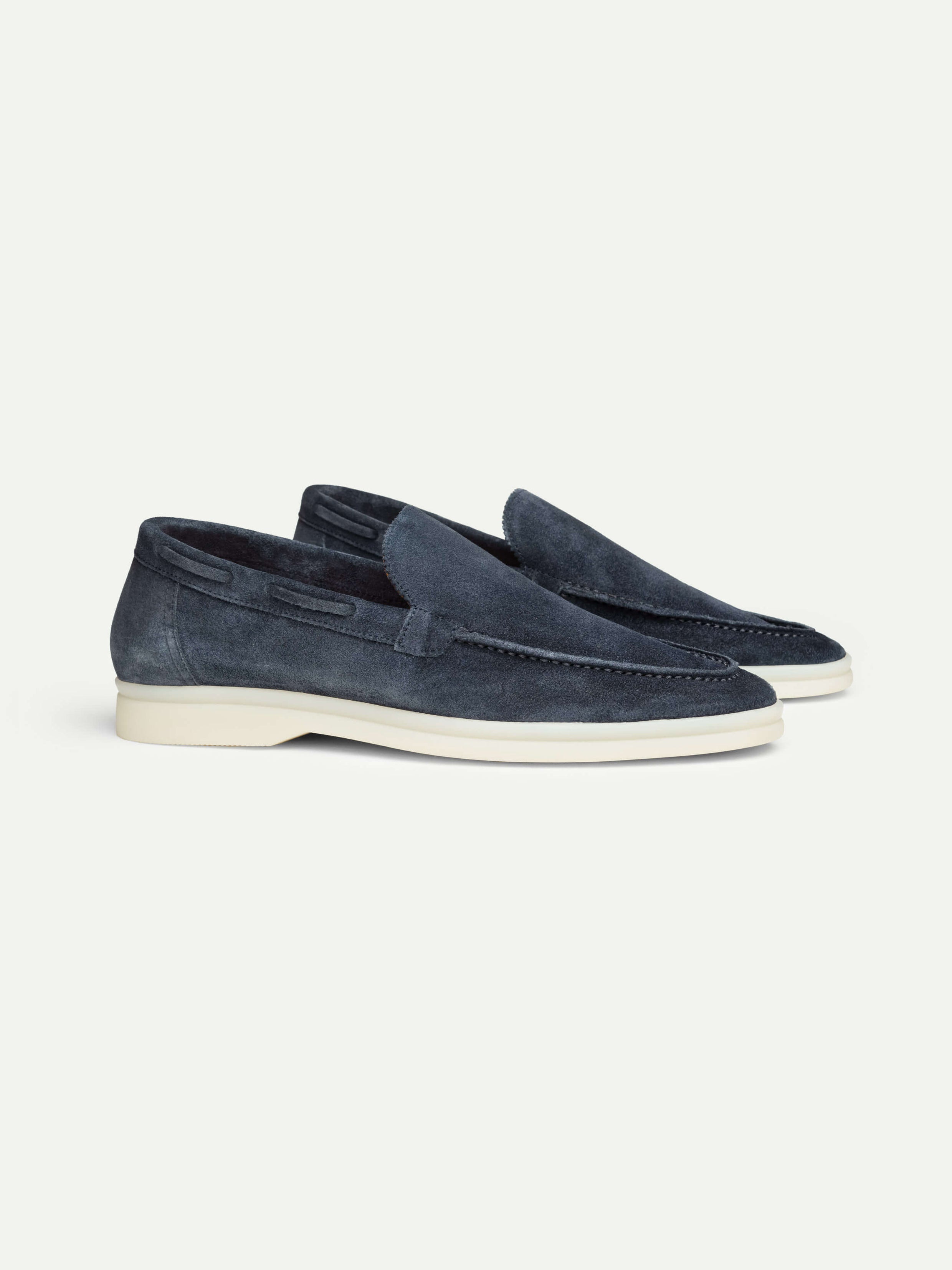 Lady Steel Blue Yacht Loafers – Positano Life