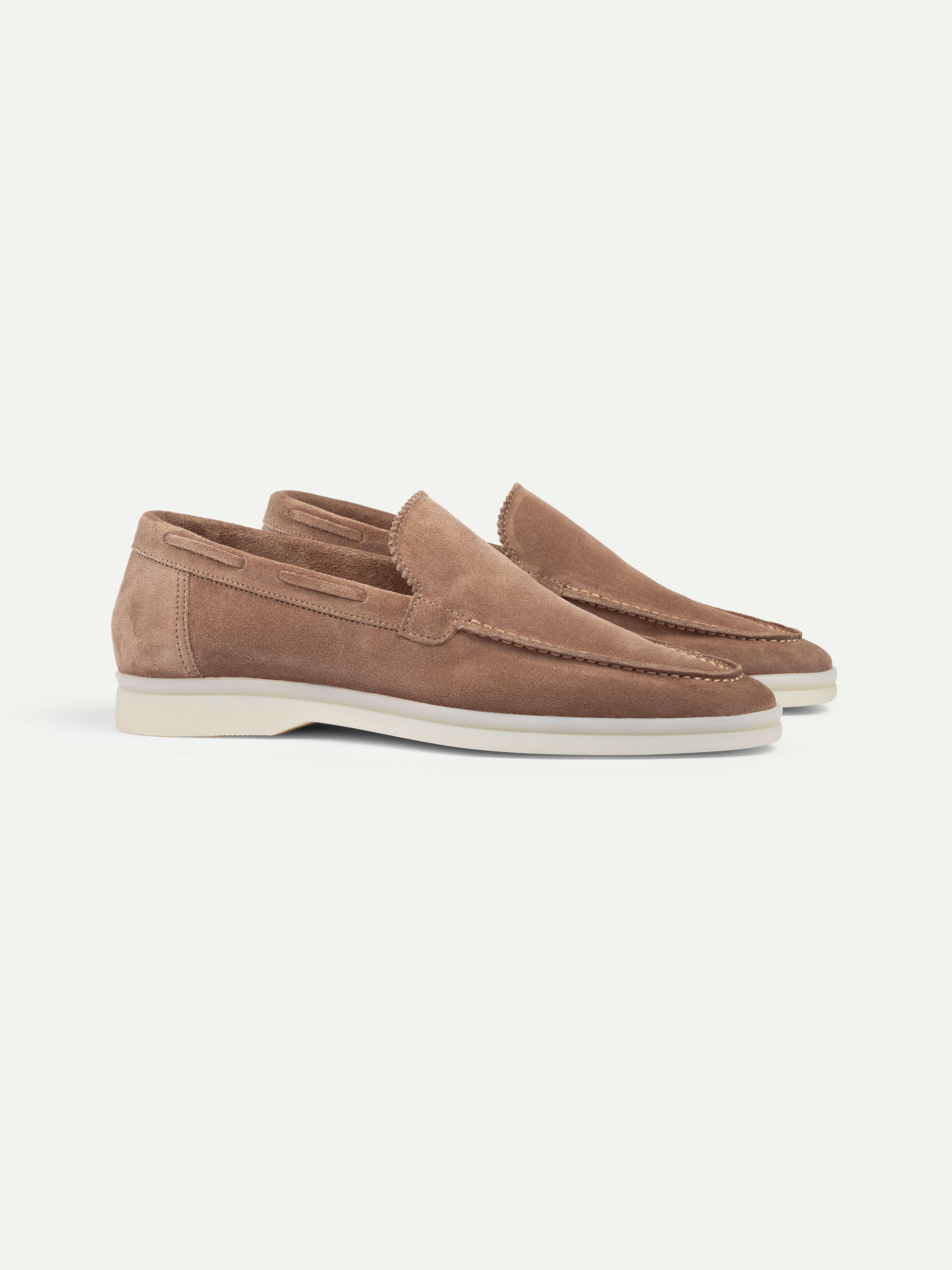 Lady Classic Beige Yacht Loafers – Positano Life