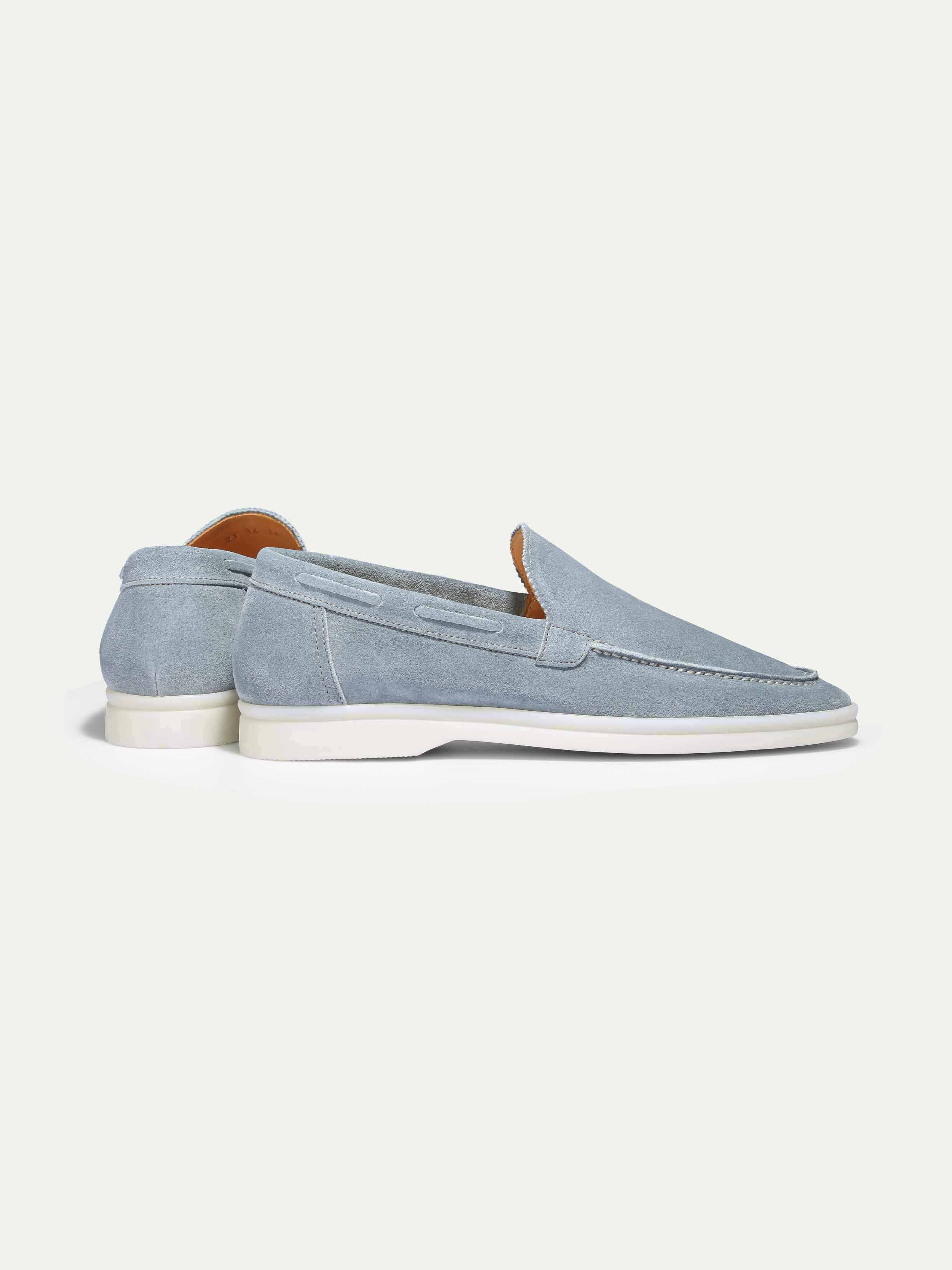 Lady Light Blue Yacht Loafers – Positano Life