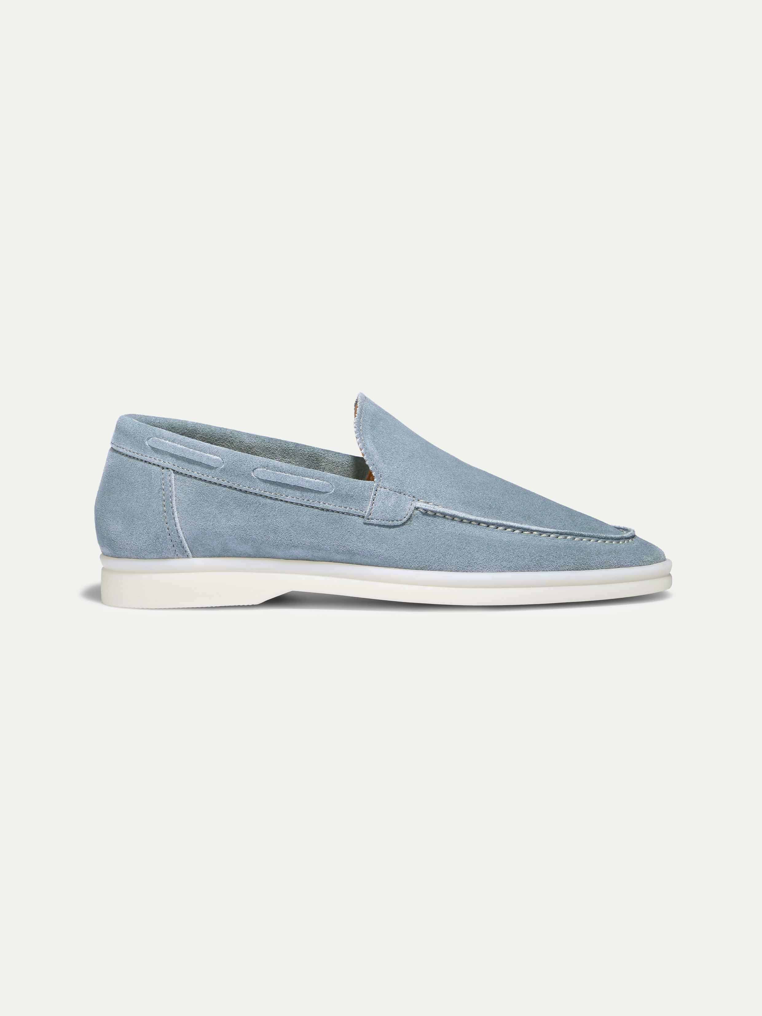 Lady Light Blue Yacht Loafers – Positano Life