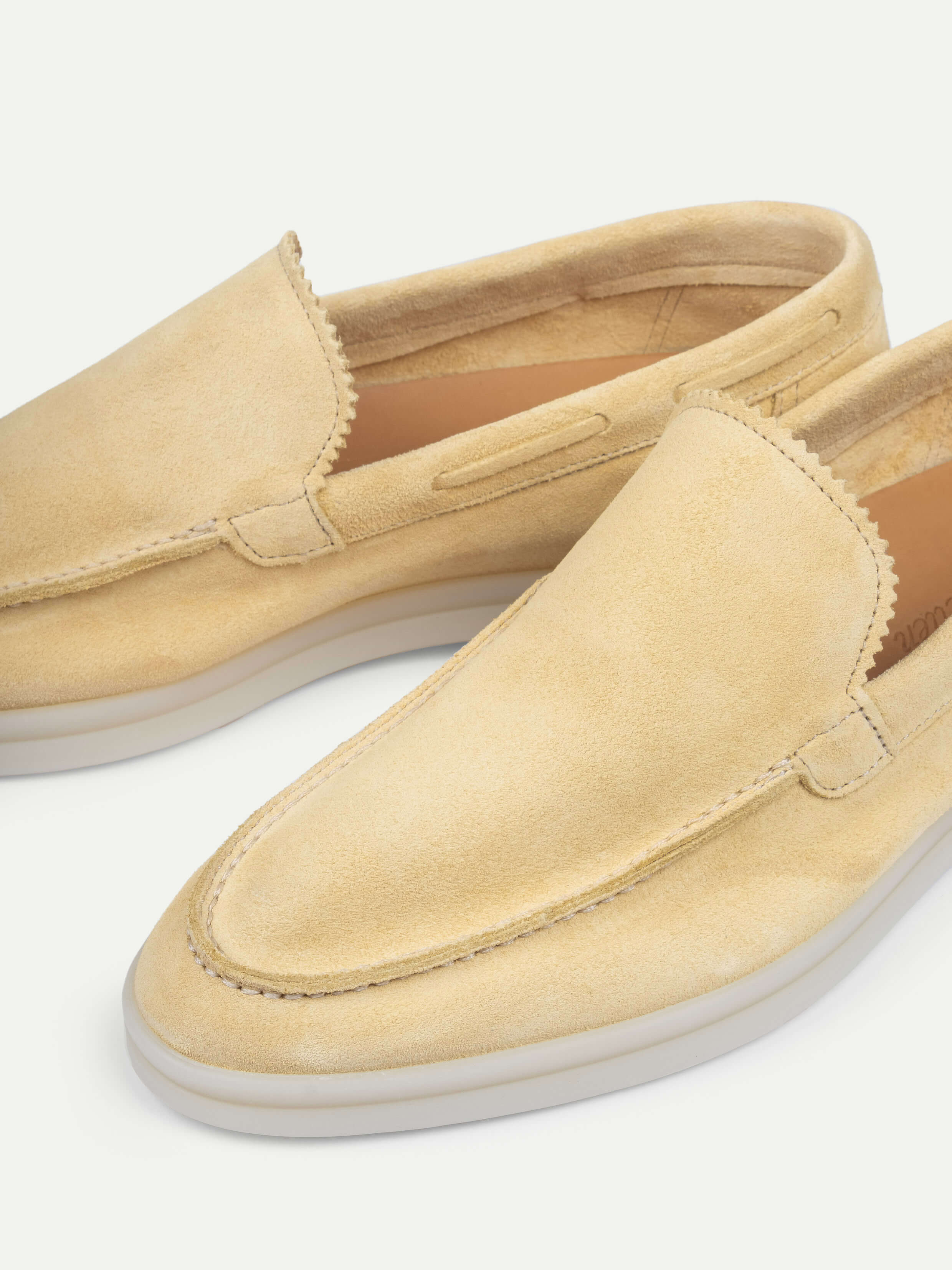 Lady Light Yellow Yacht Loafers – Positano Life
