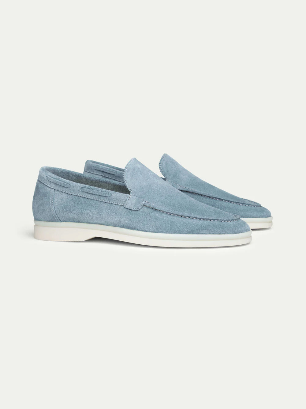 Lady Pastel Light Blue Yacht Loafers – Positano Life