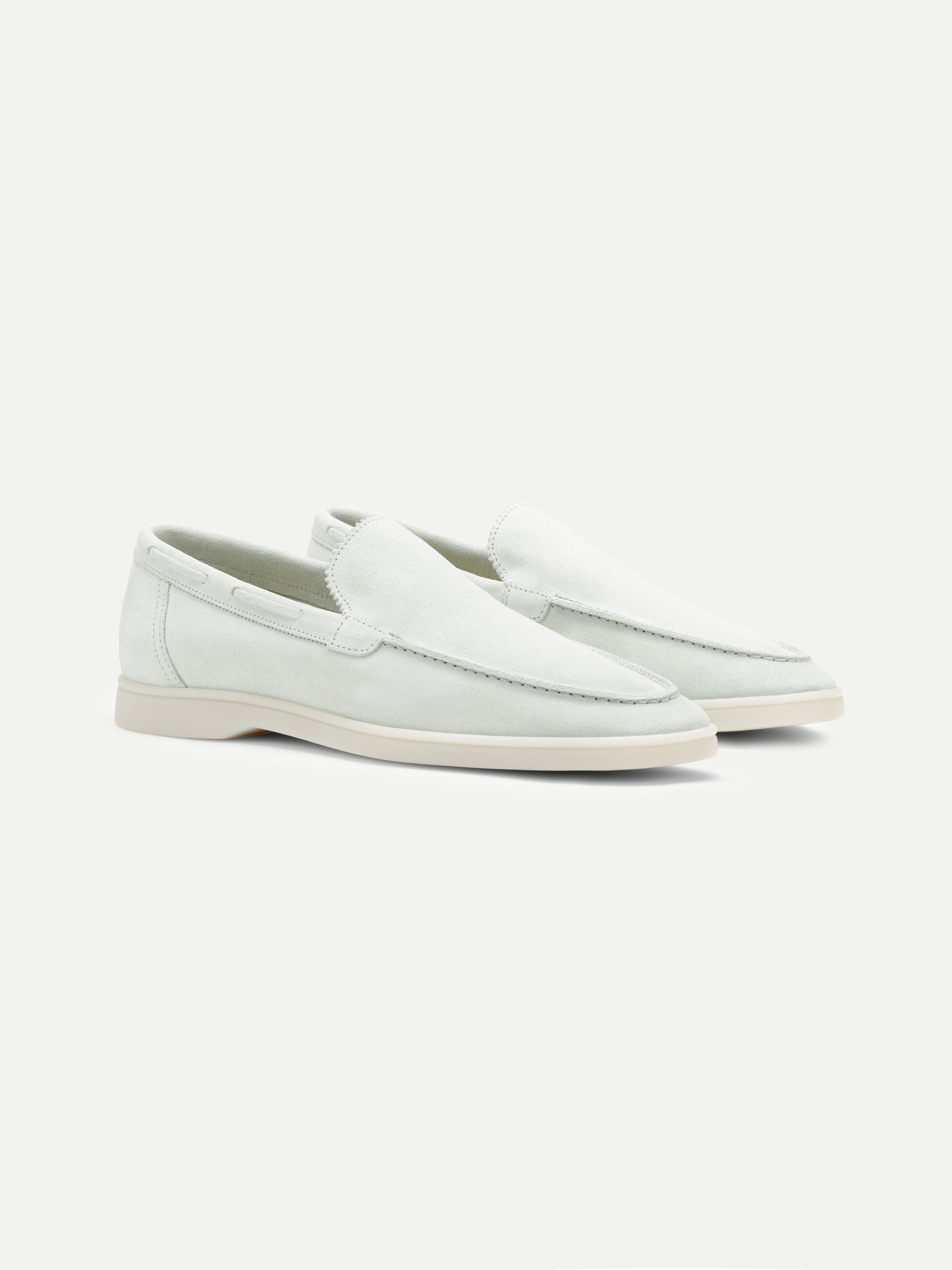 Light Aqua Yacht Loafers – Positano Life