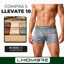 [Llevá 10 y Pagá 5] Bóxer Masculino Imperial Antiolor de Seda Fría sin Costura (¡Confort y Frescura!) — Perfil Contemporáneo 0995