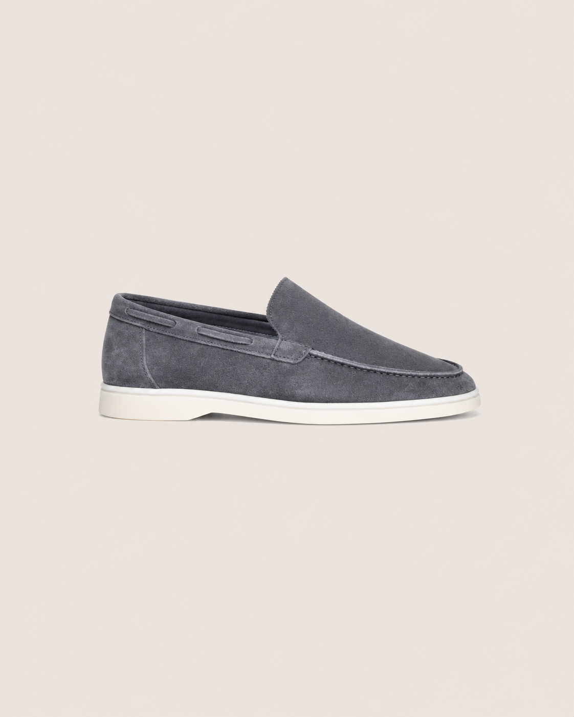 Moreno Suede Loafer Dark Gray – Positano Life